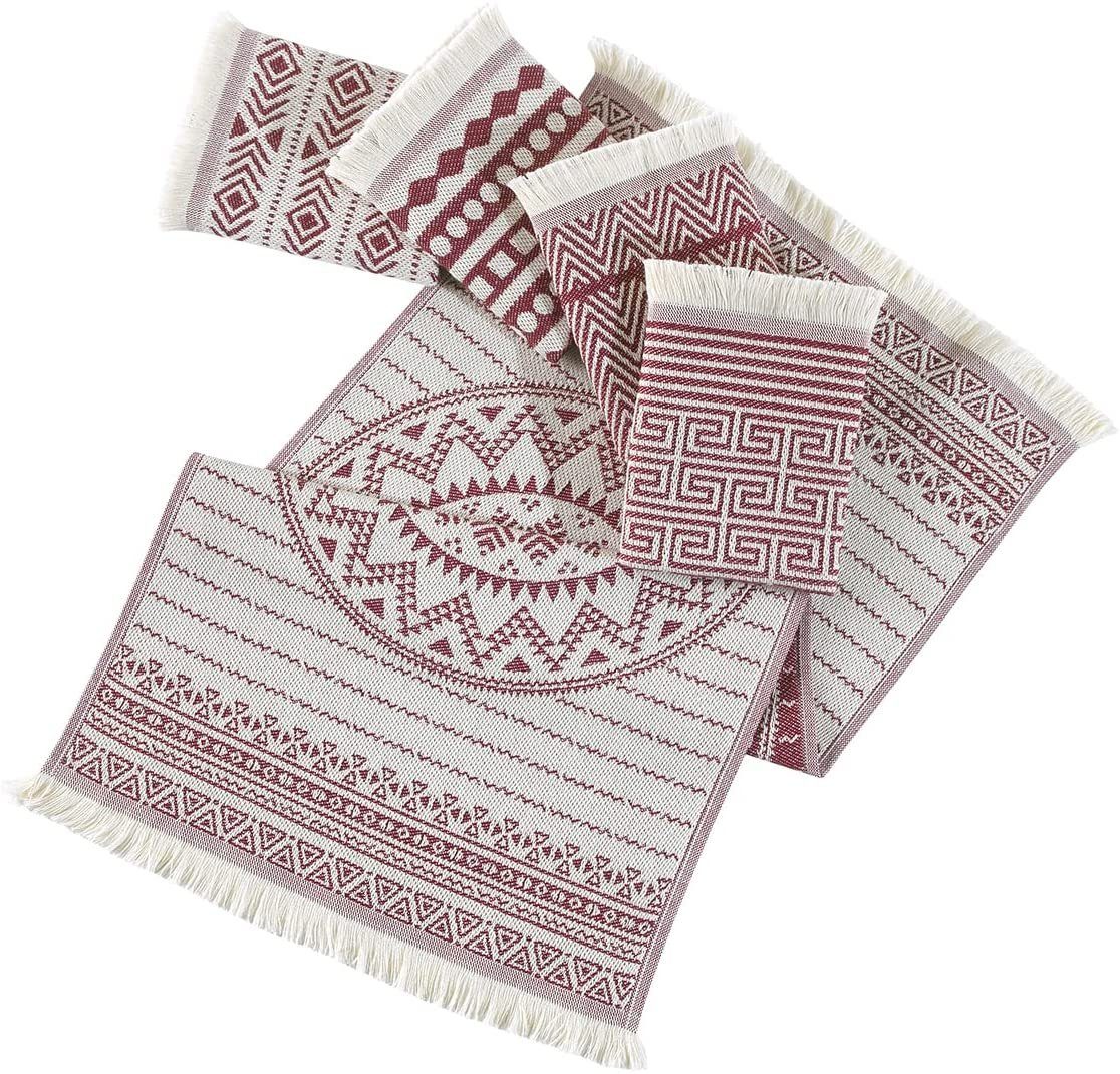 BOHORIA Geschirrtuch Geschirrtücher 5er Set Maya - Küchentücher 100% Baumwolle, 5 Geschirrtücher. Reduzierter Preis € 13,90. Unverbindliche Preisempfehlung € 22,90, (€ 2,78 pro 1 Stk)