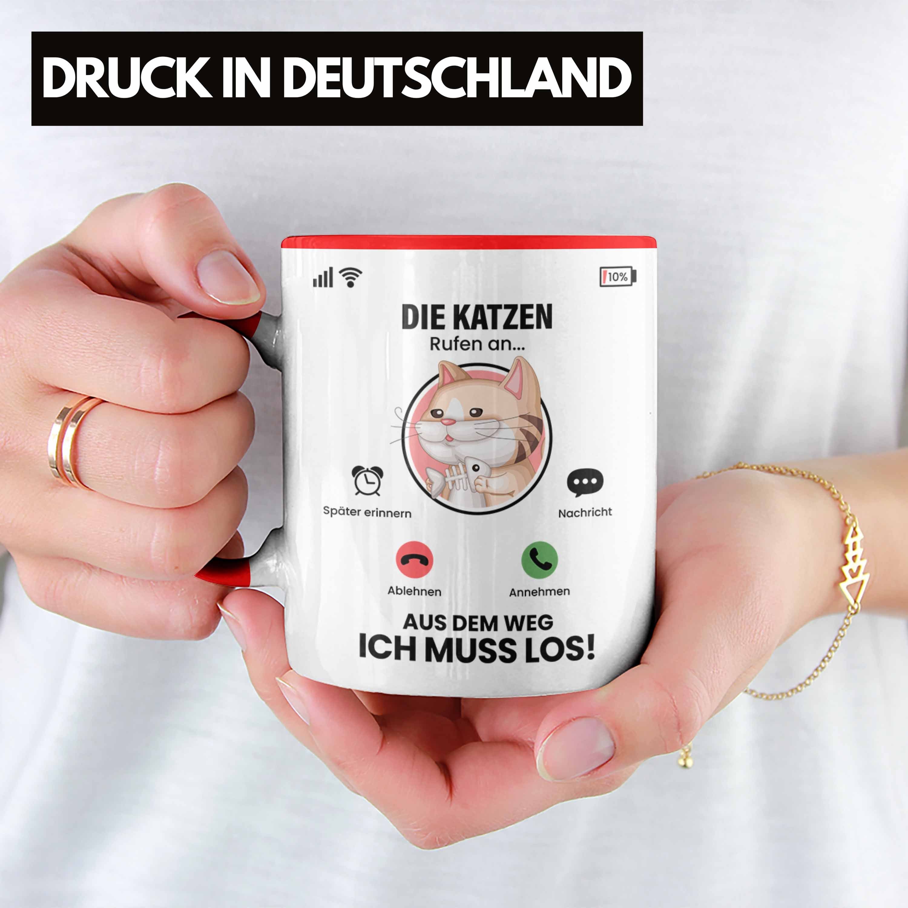 Geschenk Die Tasse Rufen Tasse für Rot An Trendation Züchter Katzen Geschen Besitzer Katzen