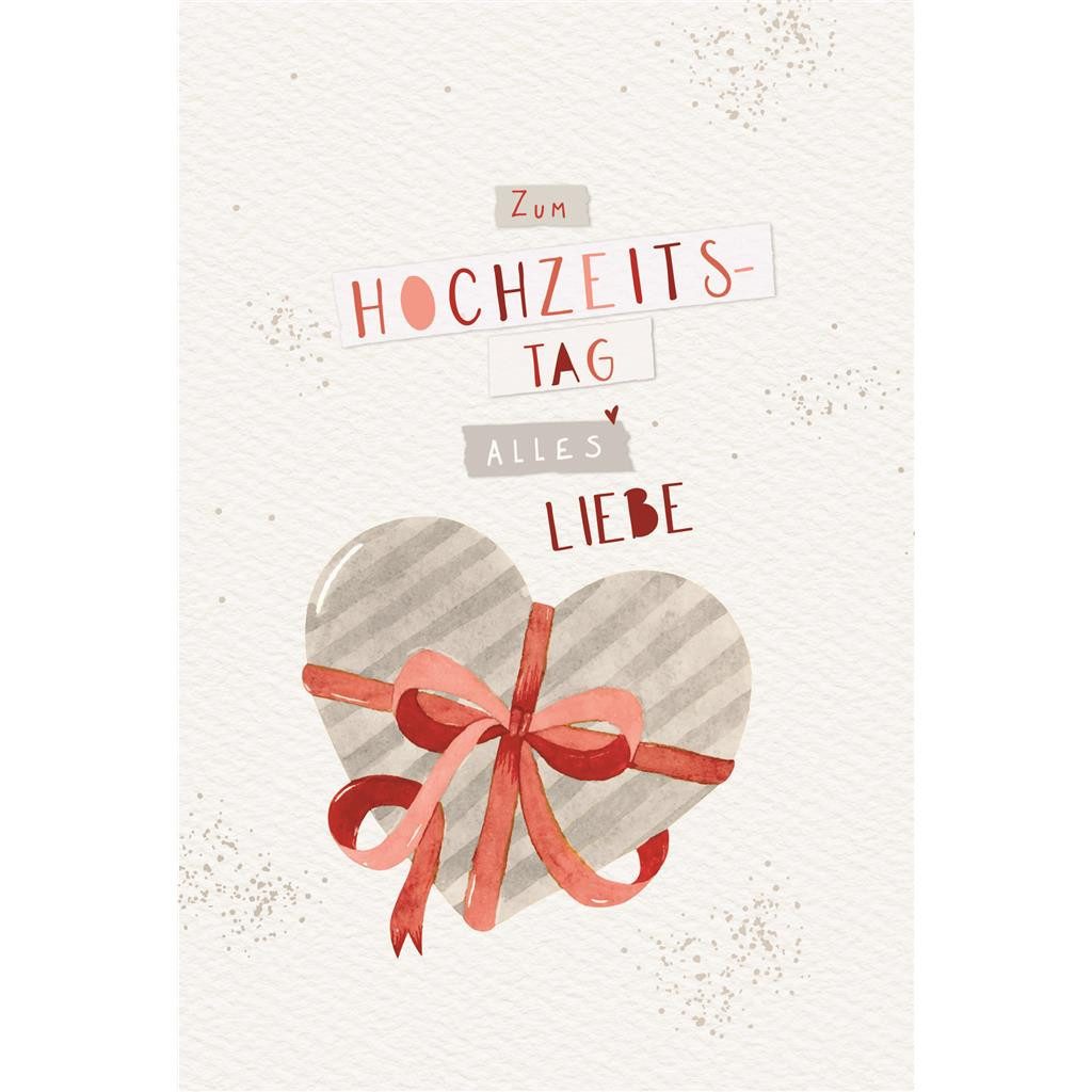 Skorpion Grußkarten Hochzeitstag - Glückwunschkarte im Format 11,5 x 17 cm mit Umschlag