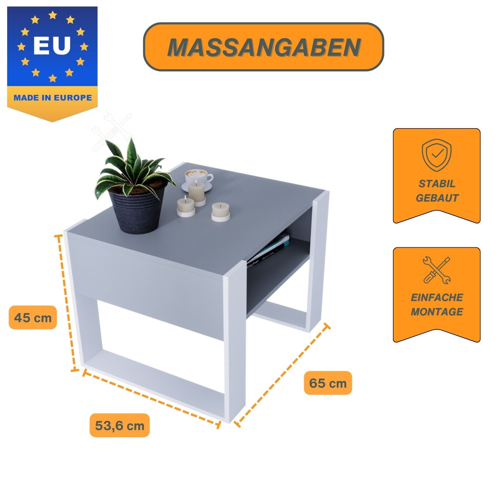 Raumhirsch Furniture Couchtisch Karo65 modern & günstig online kaufen