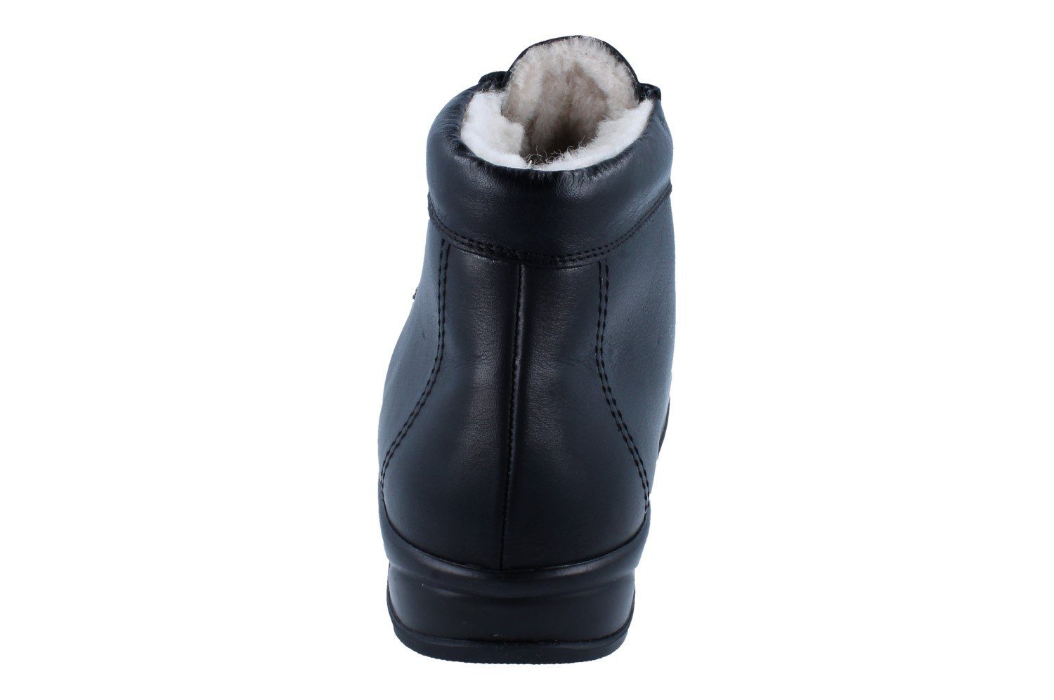 Finn Comfort FINN COMFORT Grenoble Herren Winterstiefel schwarz Glattleder Winterstiefel Wechselfußbett