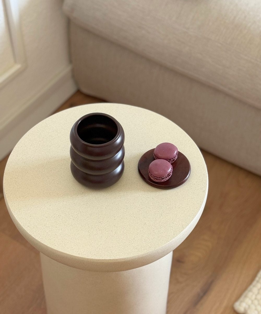 Zoha Tasse Wave Kaffeetassen Set 400 ml - handgefertigte Teetassen Wellendesign, 2-tlg., Keramik, Ideal für Tee, Kaffee & andere Heißgetränke