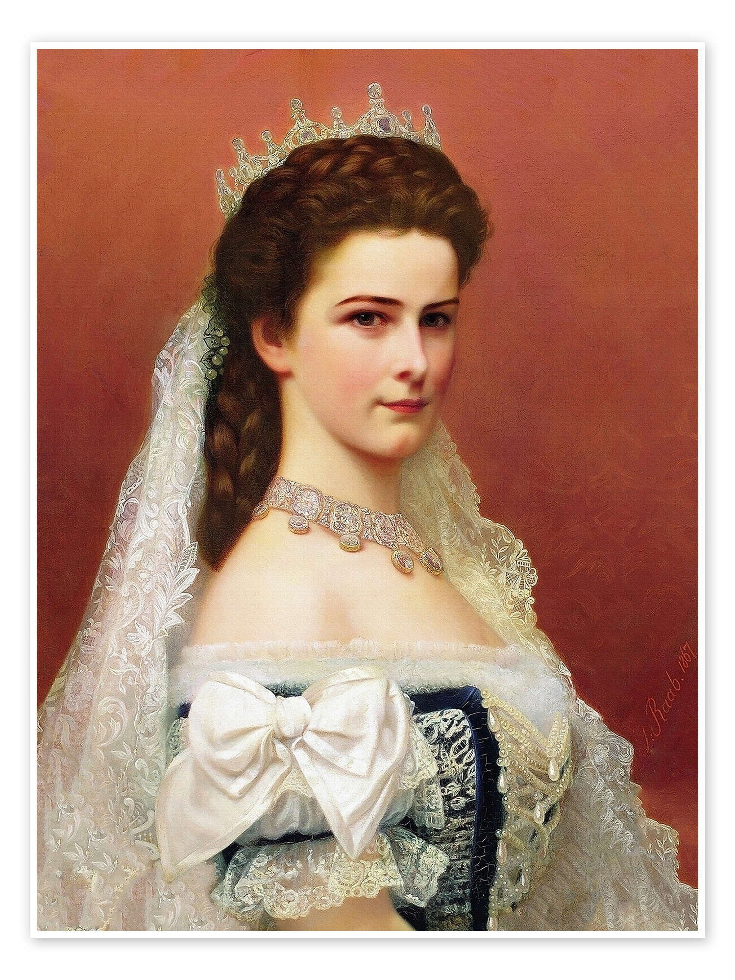 Posterlounge Wandbild Kaiserin Elisabeth von Österreich, Georg Raab, erhält günstig online kaufen