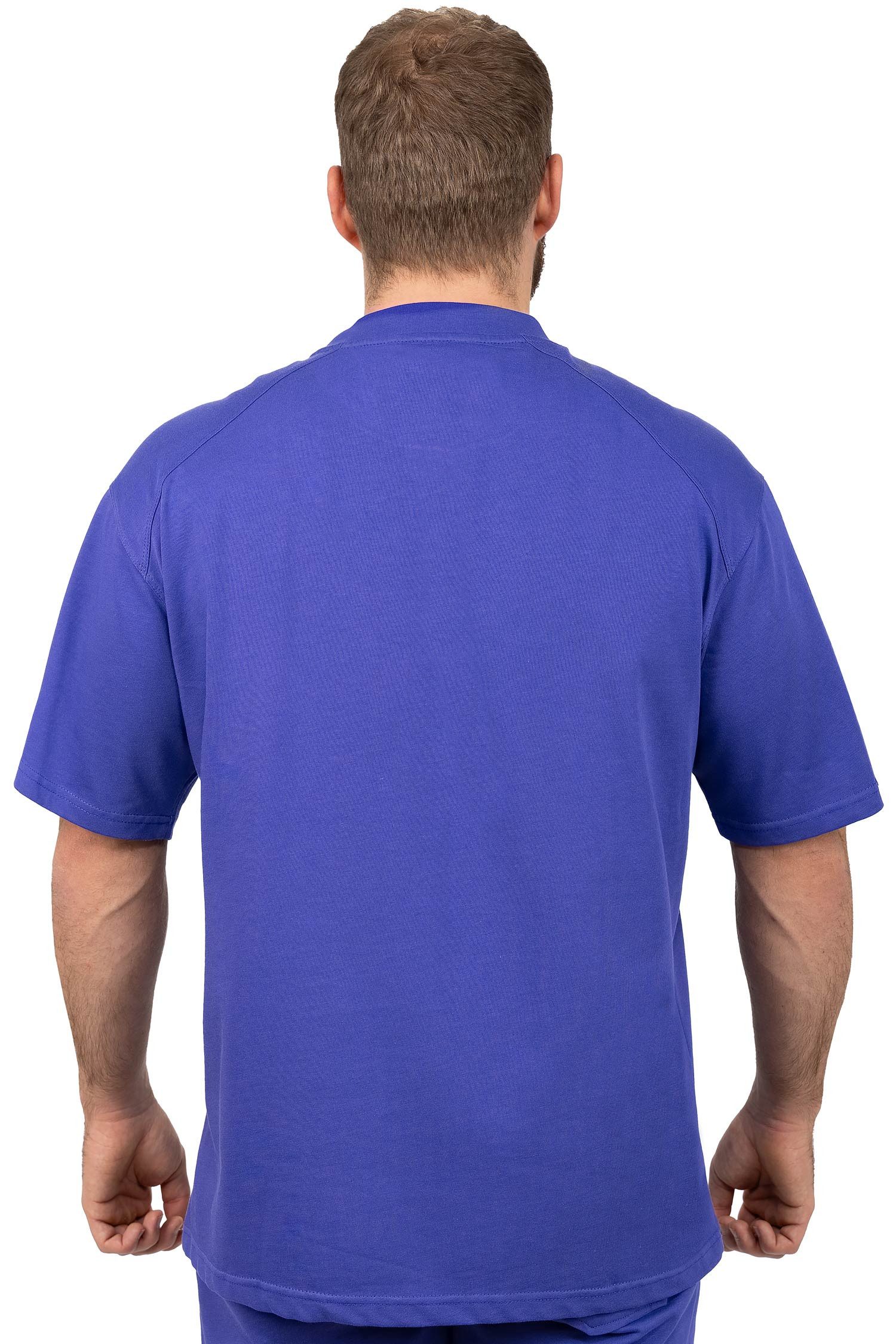 Reichstadt Trainingsshirt Herren Relaxed Fit Sport Kurzarmshirt S-23RS041 m günstig online kaufen