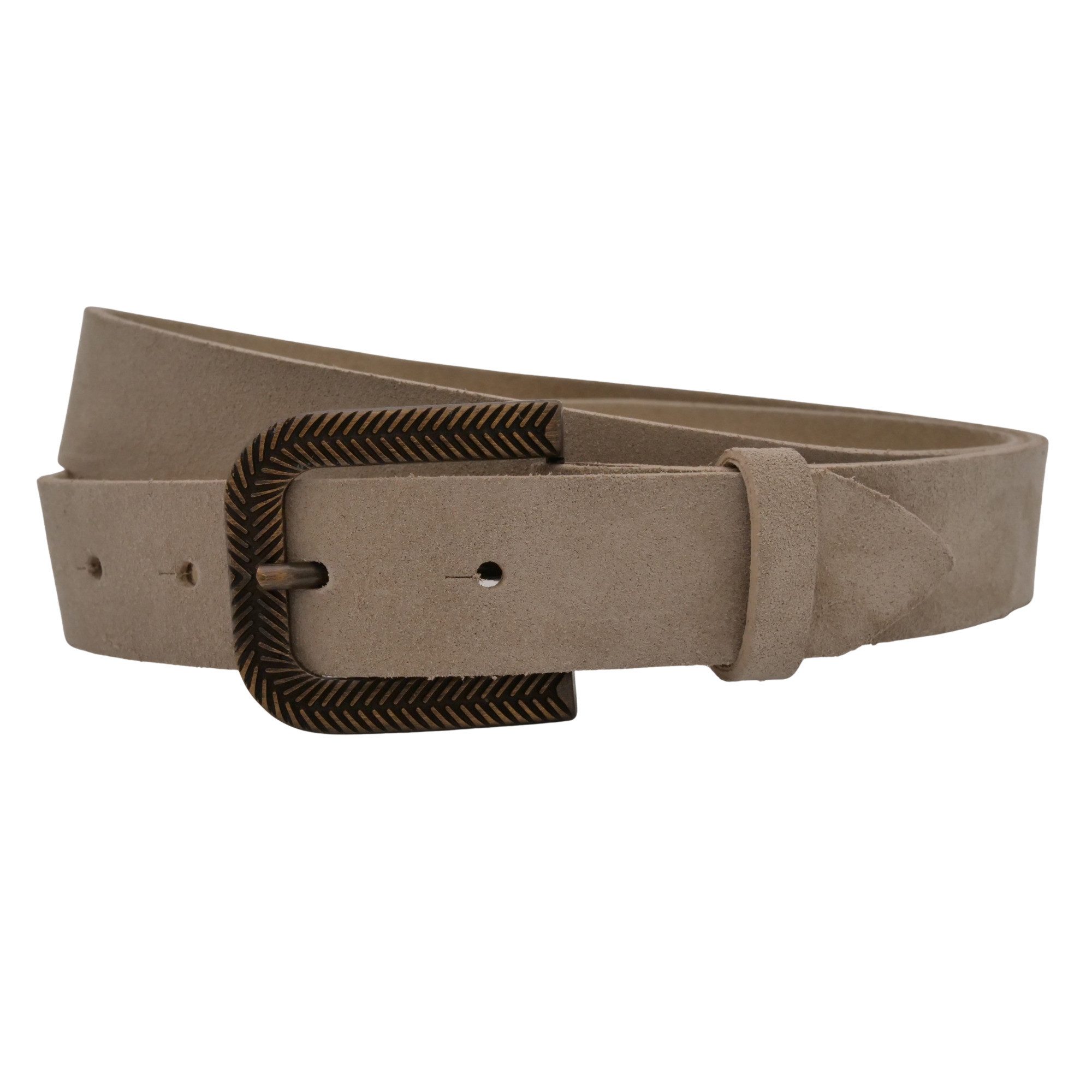 Ledergürtel AnnaMatoni Damen Ledergürtel in hochwertigem Velour Leder 3cm