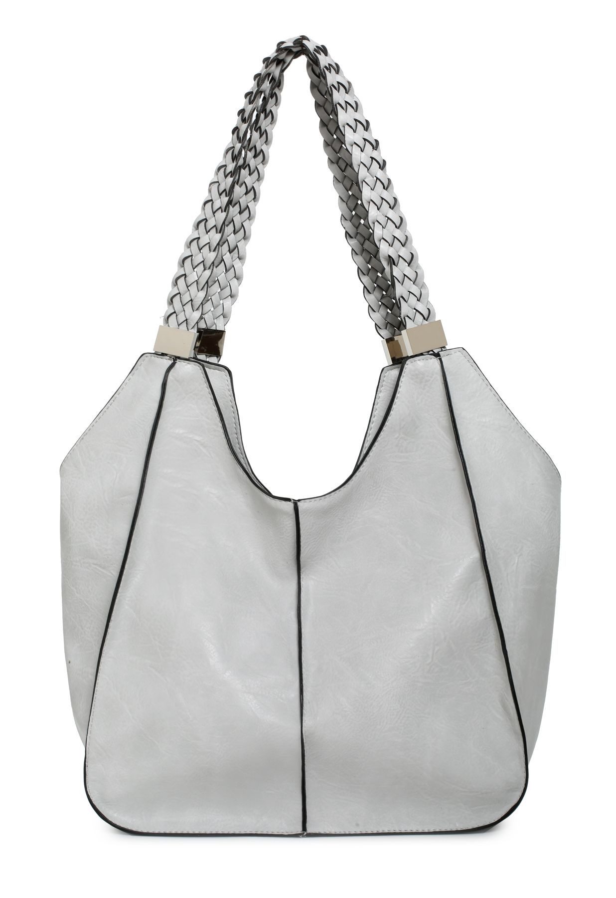 Schultertasche Damen XXL FLECHTOPTIK Hand-Tasche Shopper Businesstasche Workbag