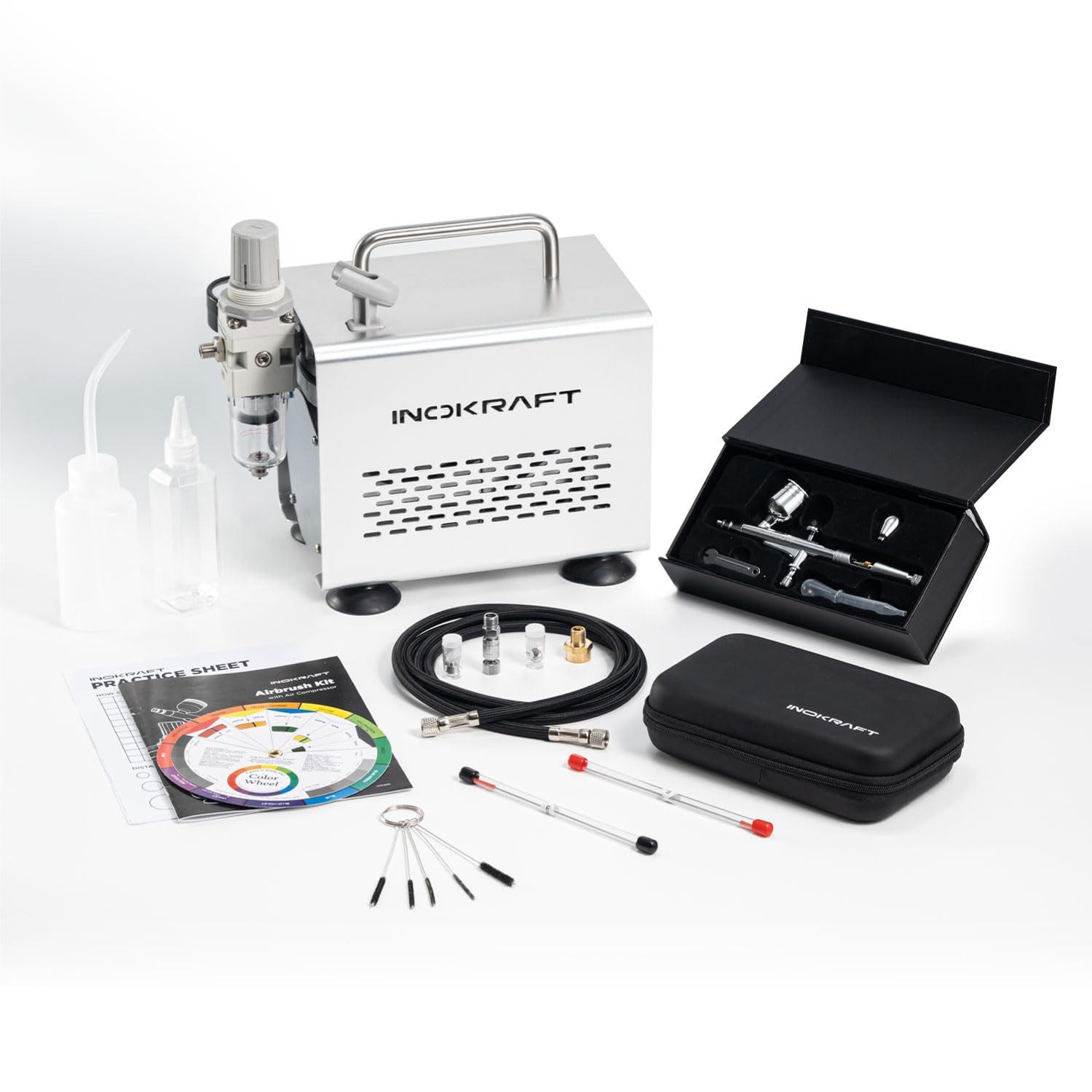 InoKraft Airbrushpistole InoKraft Airbrush-Set mit, max. 34 bar, 22 l/min, günstig online kaufen