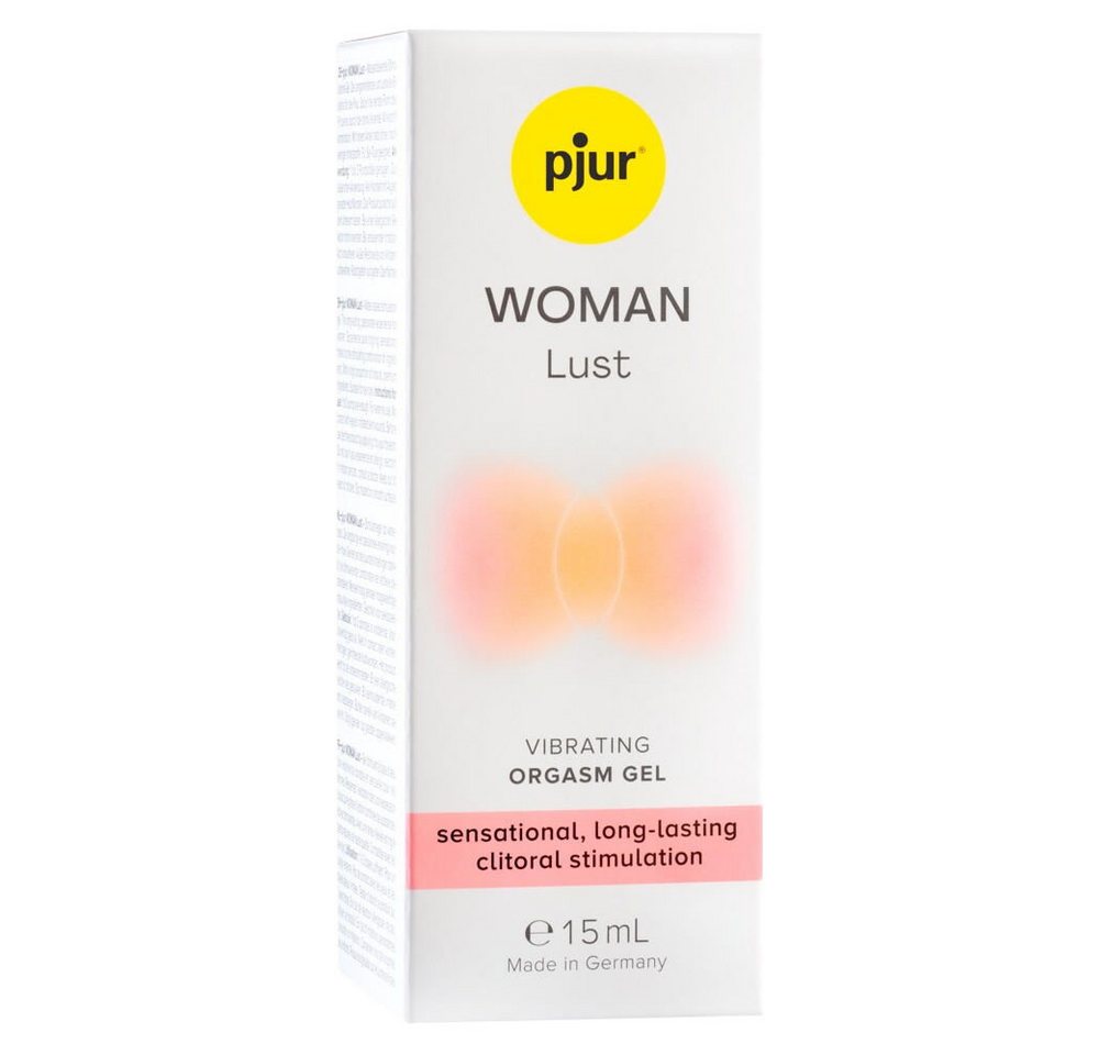 pjur Stimulationsgel WOMAN Lust, Flasche mit 15ml, 1-tlg., vibrierendes Orgasmusgel für intensive Lust