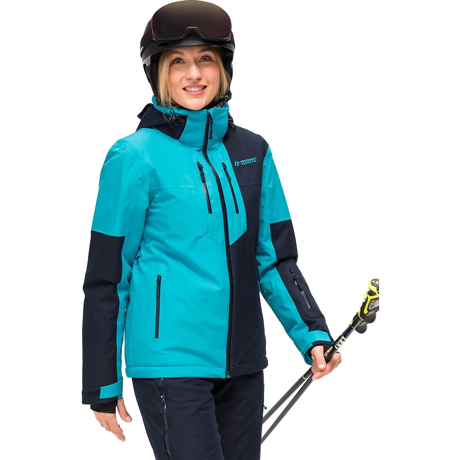 Maier Sports Skijacke Hellblau Manzaneda Jacke