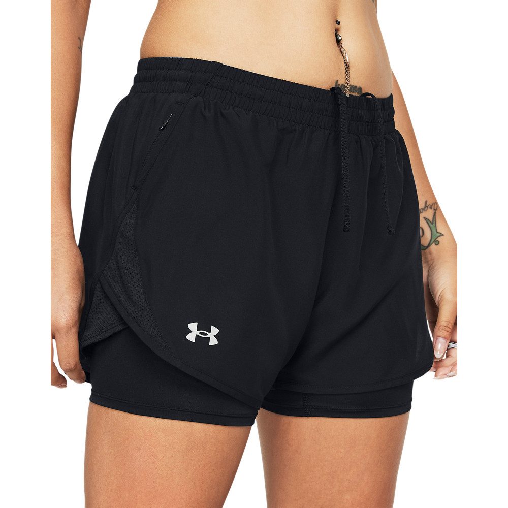 Under Armour® 2-in-1-Shorts FLY BY für vielseitige Aktivitäten, mit Innenslip, mit Elasthan
