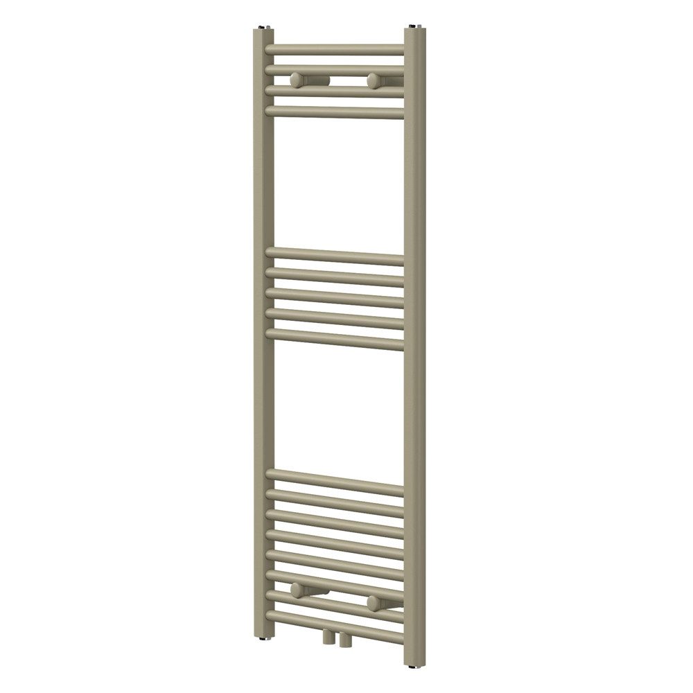 LuxeBath Badheizkörper Sahara Heizkörper Handtuchtrockner Badezimmer Heizung für Handtücher, Handtuchheizkörper 500x1200 mm Beige Heizkörper Mittelanschluss gerade