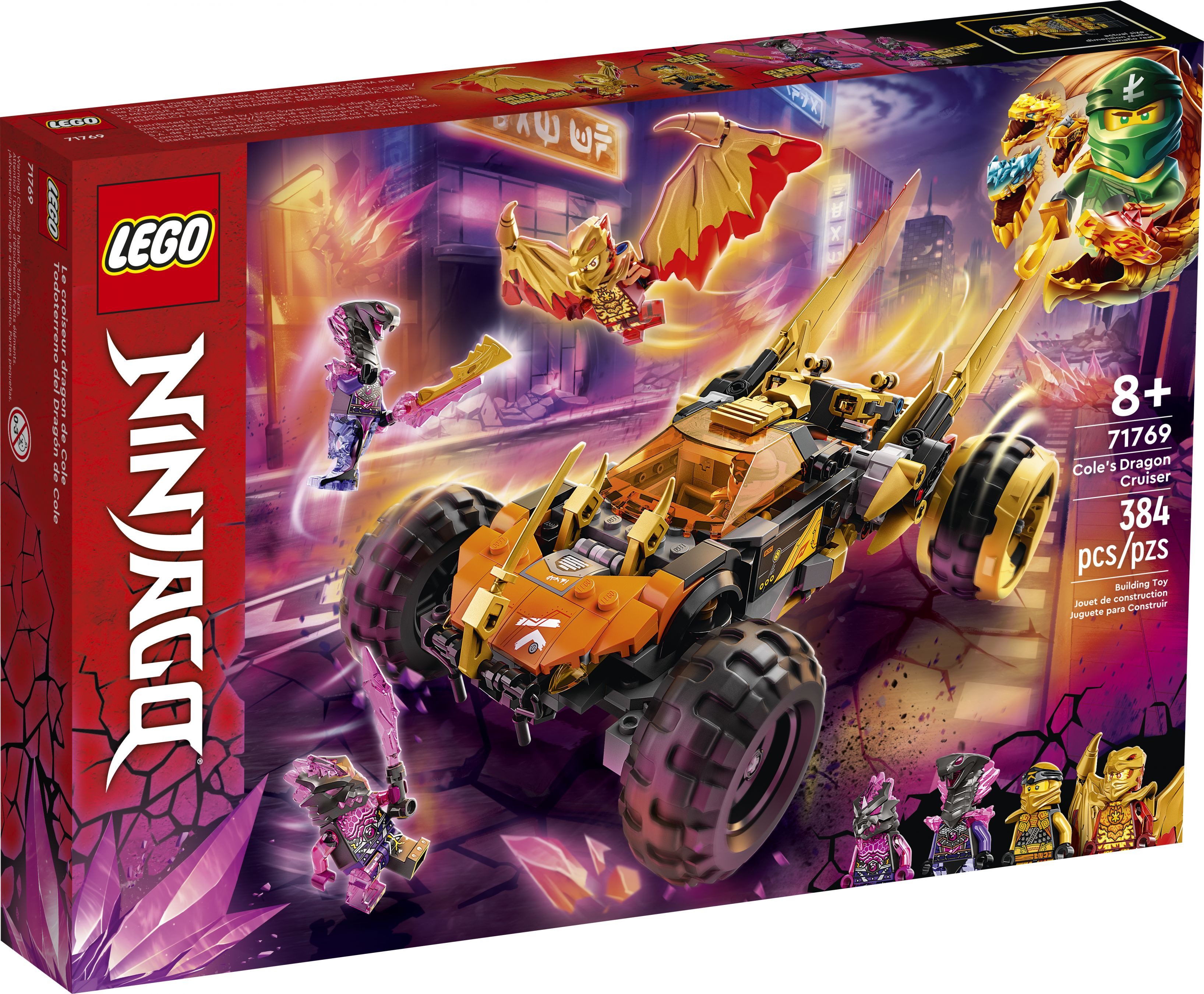 LEGO® LEGO® Ninjago 71769 Coles Drachen-Flitzer Konstruktionsspielsteine, ( günstig online kaufen