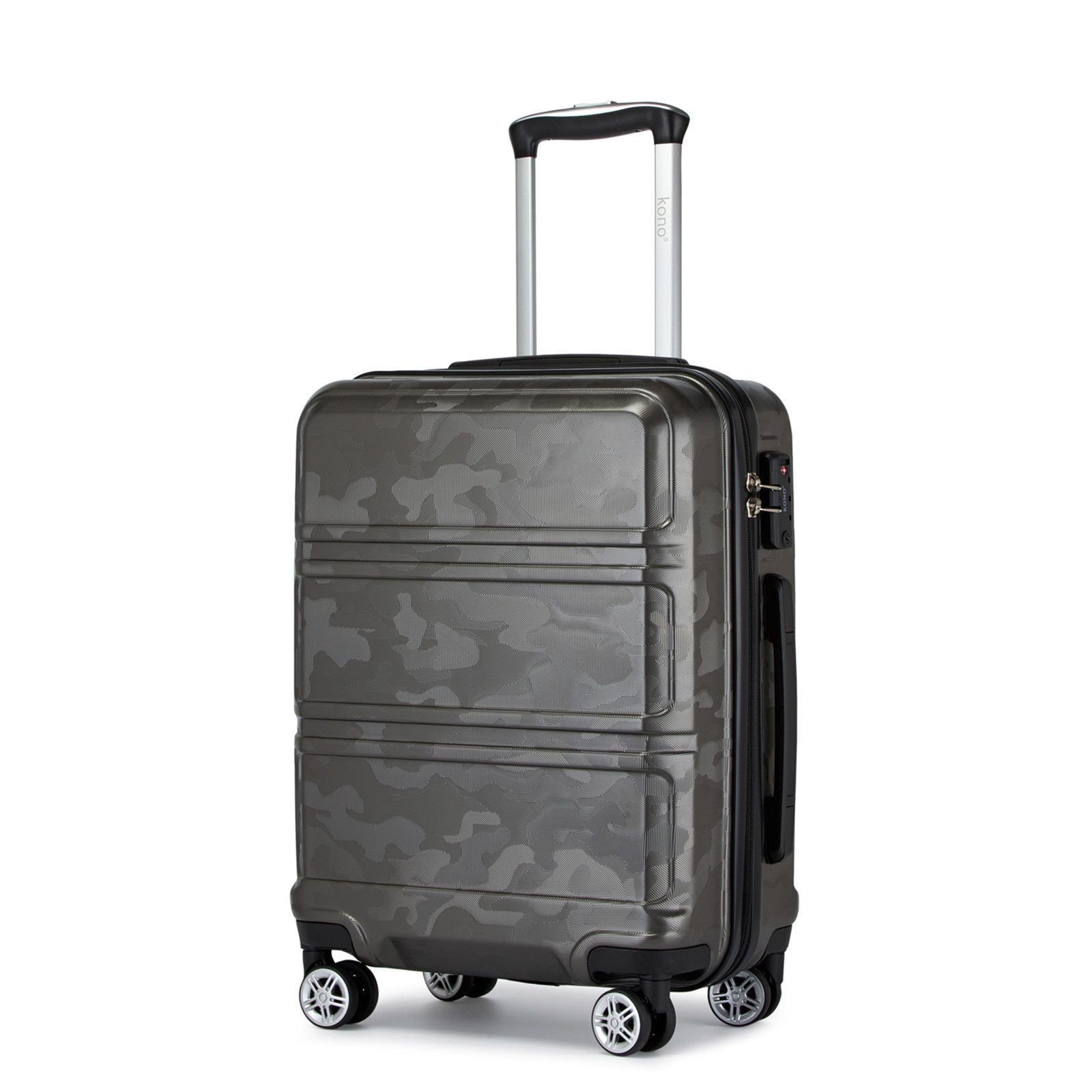 KONO Hartschalen-Trolley mit TSA-Schloss - Reisekoffer günstig online kaufen