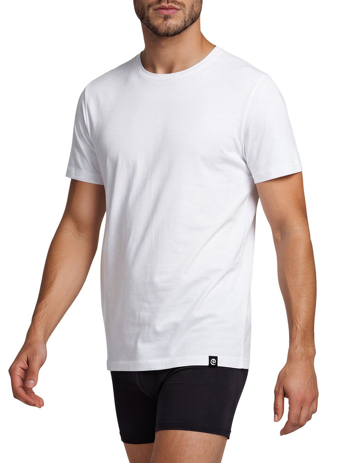 Pierre Cardin T-Shirt Herren Basic Shirt BODYWEAR 4er Set Regular Fit (Vorteilspack, 4-tlg) Kurzarm Tee Shirt mit Rundhalsausschnitt aus 100% Baumwolle – Bild 2 von 5