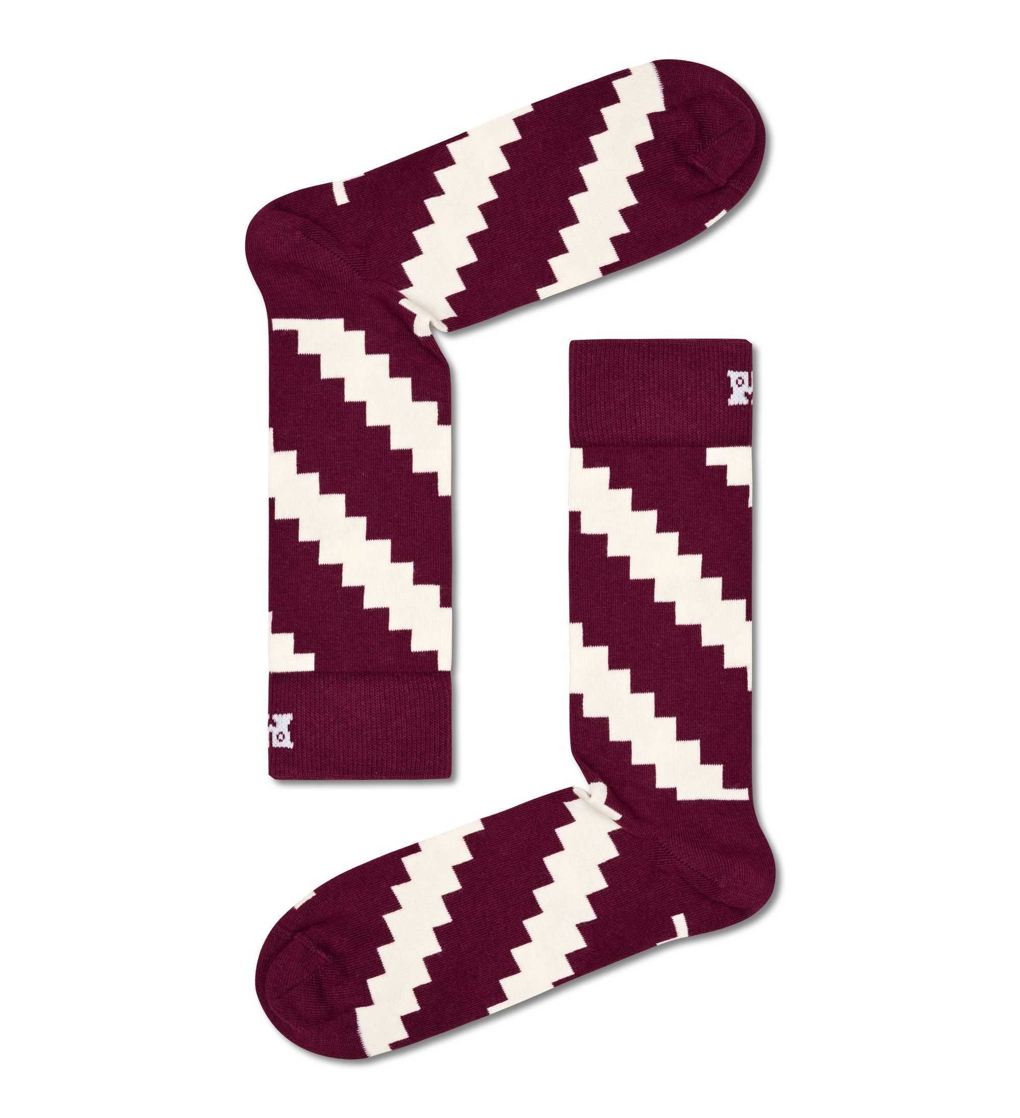 Geschenkbox 4er New Vintage Socken, Unisex Happy Kurzsocken Pack Socks