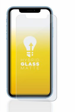 upscreen flexible Panzerglasfolie für Apple iPhone XR, Displayschutzglas, Schutzglas Glasfolie matt entspiegelt