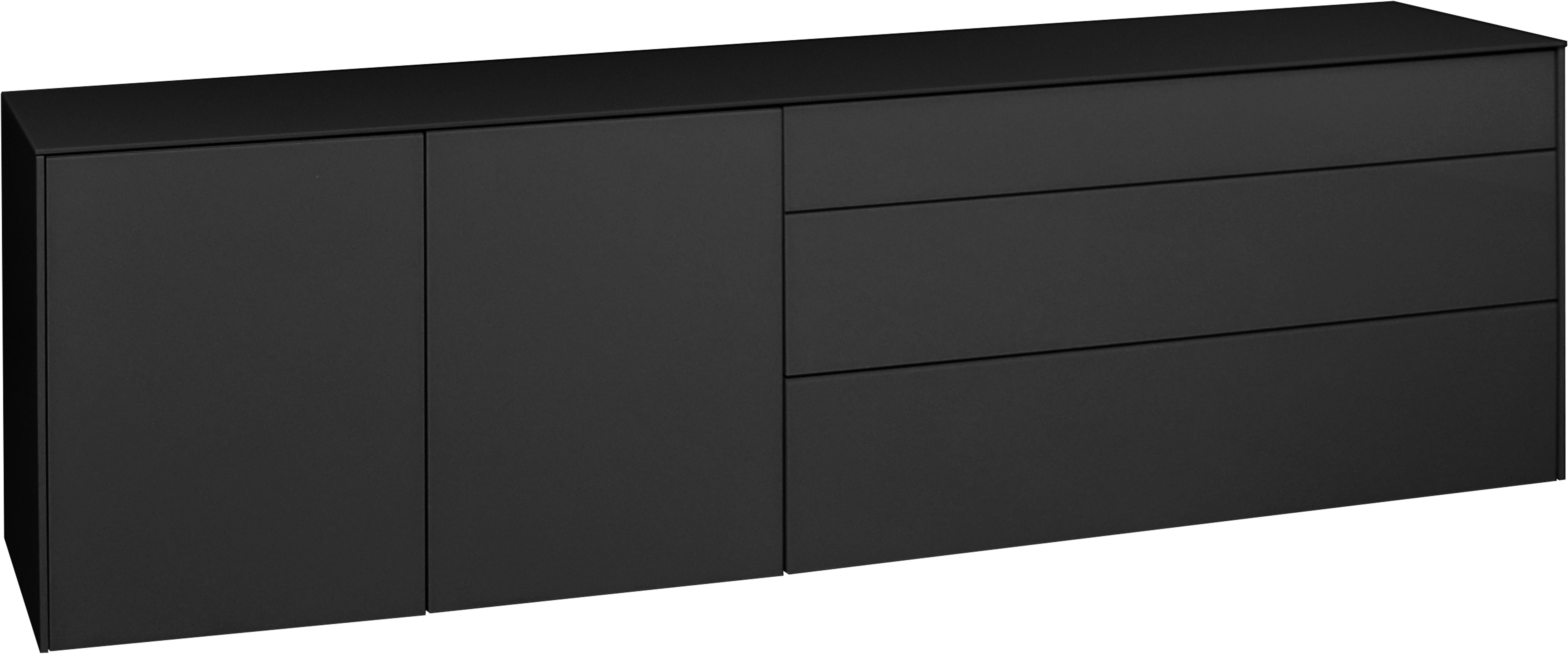 Mäusbacher Lowboard Imola TOPSELLER! (OTTOs Choice), Lowboard mit Glasfront und Glasoberplatte