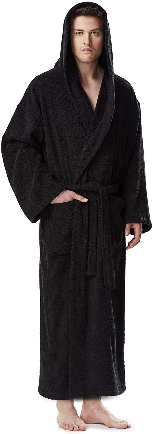 Arus Herrenbademantel Astrom aus Baumwoll-Frottee, Reisebademantel, günstig online kaufen