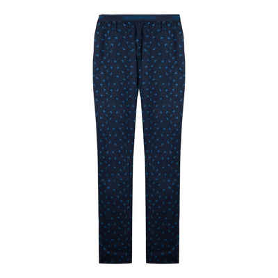 Emporio Armani Pyjamahose Homewear Trousers mit umlaufenden Markenschriftzug auf dem Bund