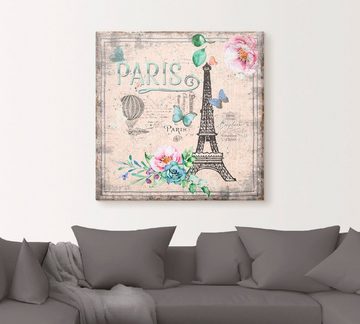 Artland Leinwandbild Paris - meine Liebe, Gebäude (1 St), auf Keilrahmen gespannt