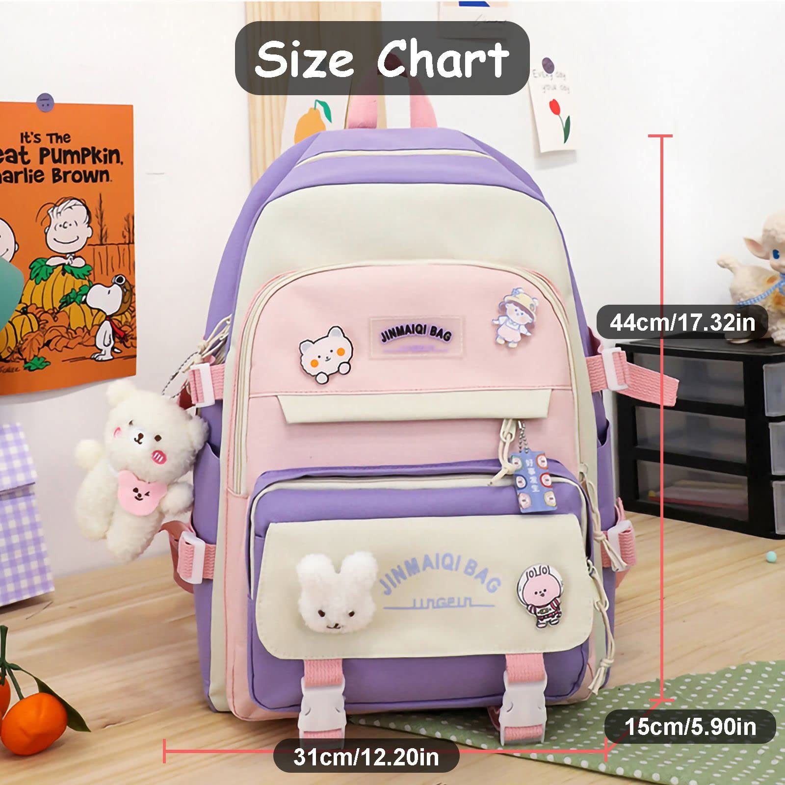 RWEUOQ Schulrucksack Schulrucksack Set 5 tlg günstig online kaufen