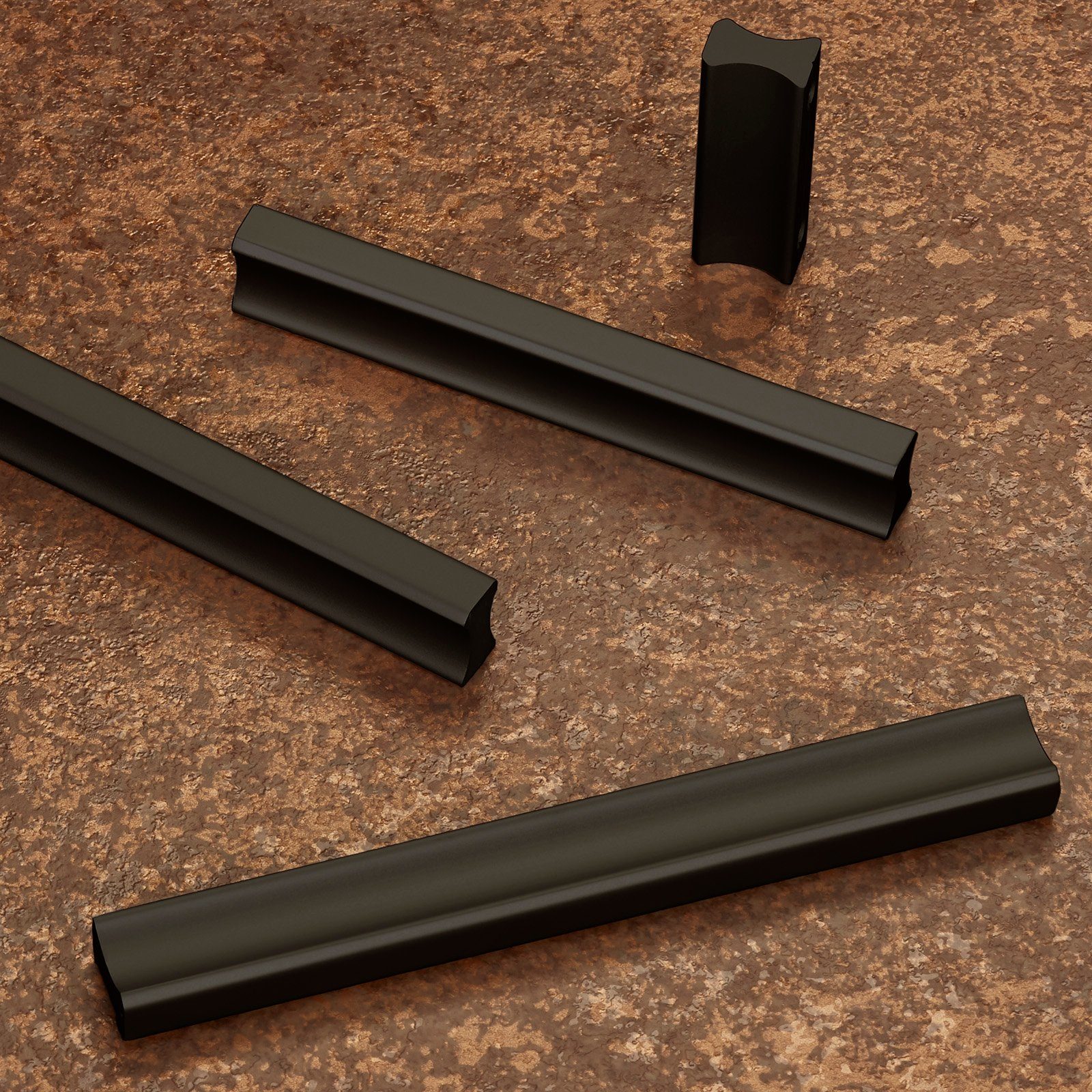 SO-TECH® Möbelgriff STOCKHOLM, Aluminium eloxiert, Lochabstand 32 - 320 mm
