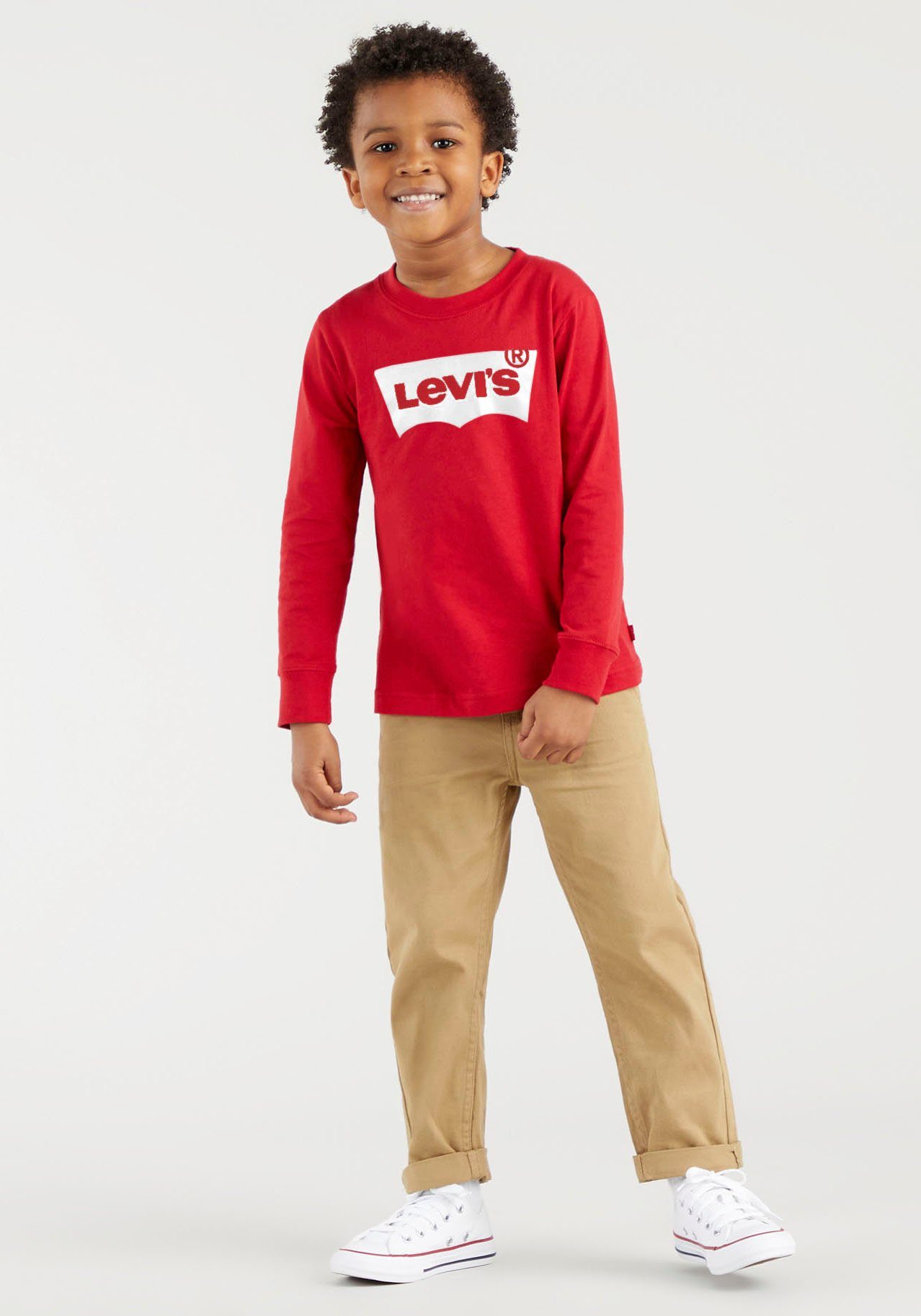 BOYS for Langarmshirt BATWING TEE Kids L/S red Levi's®