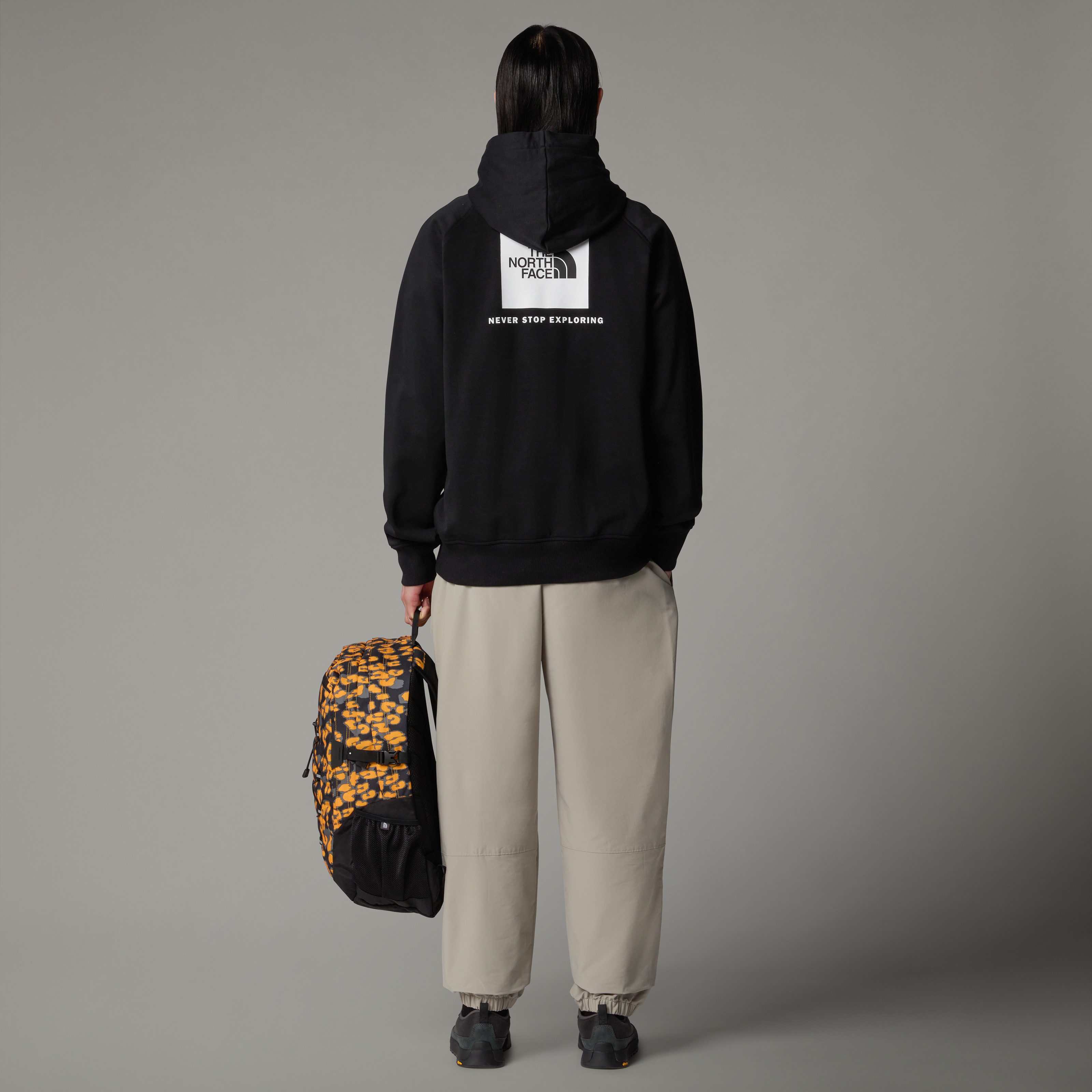 The North Face Kapuzensweatshirt RAGLAN REDBOX HOODIE mit Ton in Ton Fütterung, aus Baumwolle und Polyester, pflegeleicht
