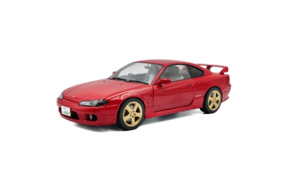 Solido Modellauto Nissan Silvia S15 Spec-R Aero 1999 rot, Maßstab 1:18