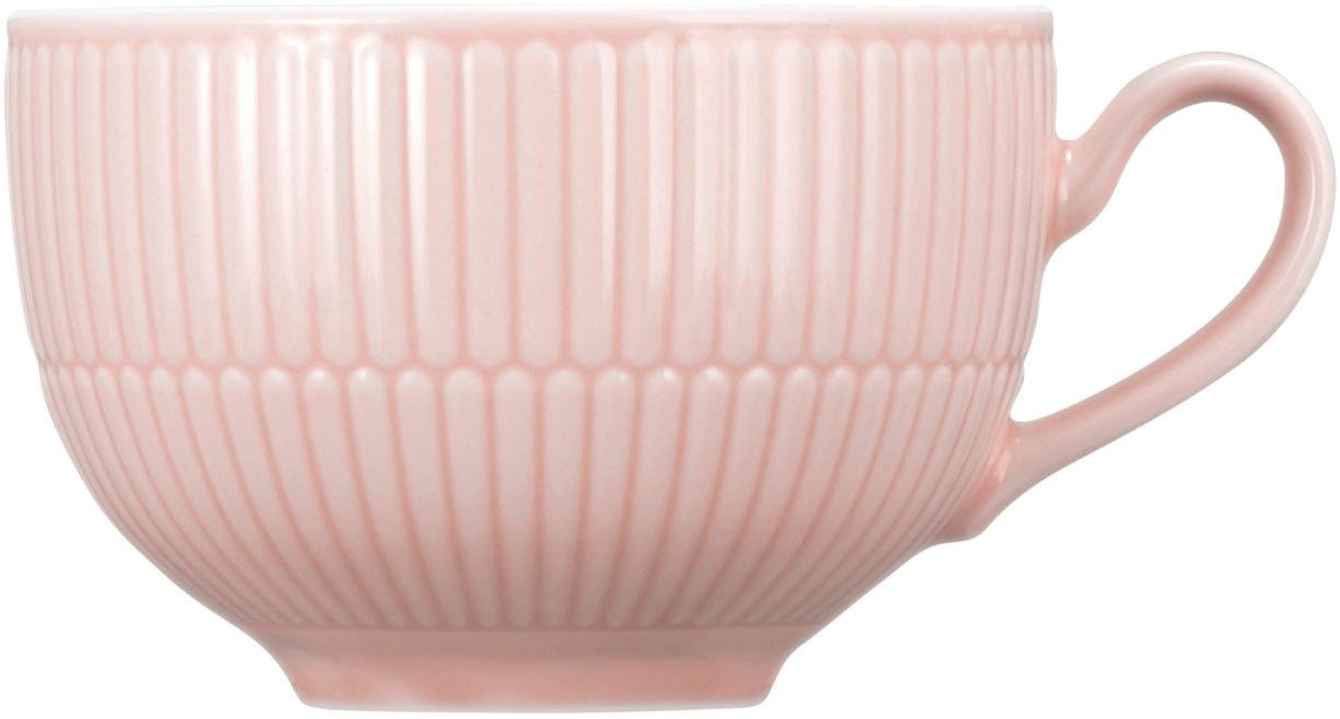 Seltmann Weiden Cappuccinotasse Amina, 1-tlg., Porzellan, Cappucinotasse aus Porzellan mit Relief