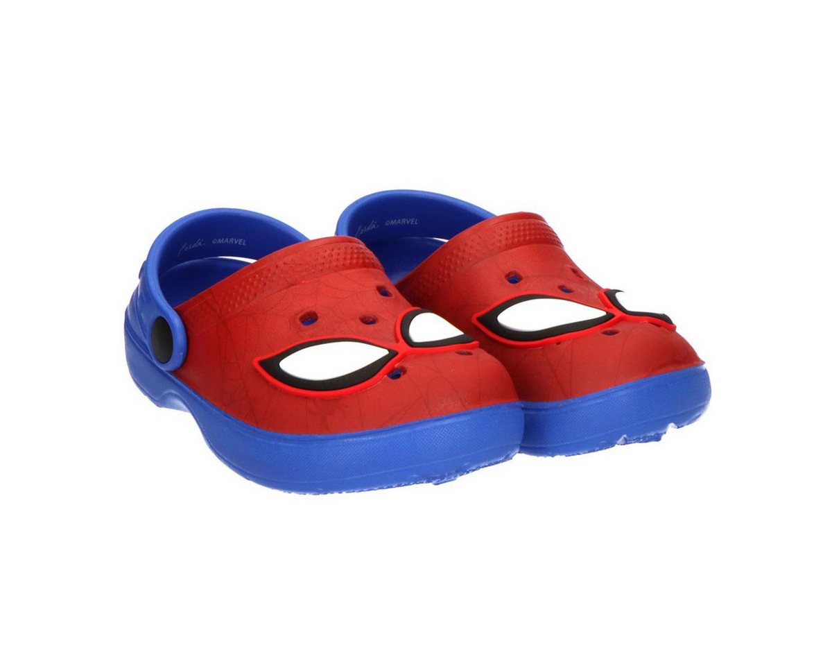 MARVEL Spider-Man Badeschuhe leicht für Urlaub Sommer und Alltag Clog