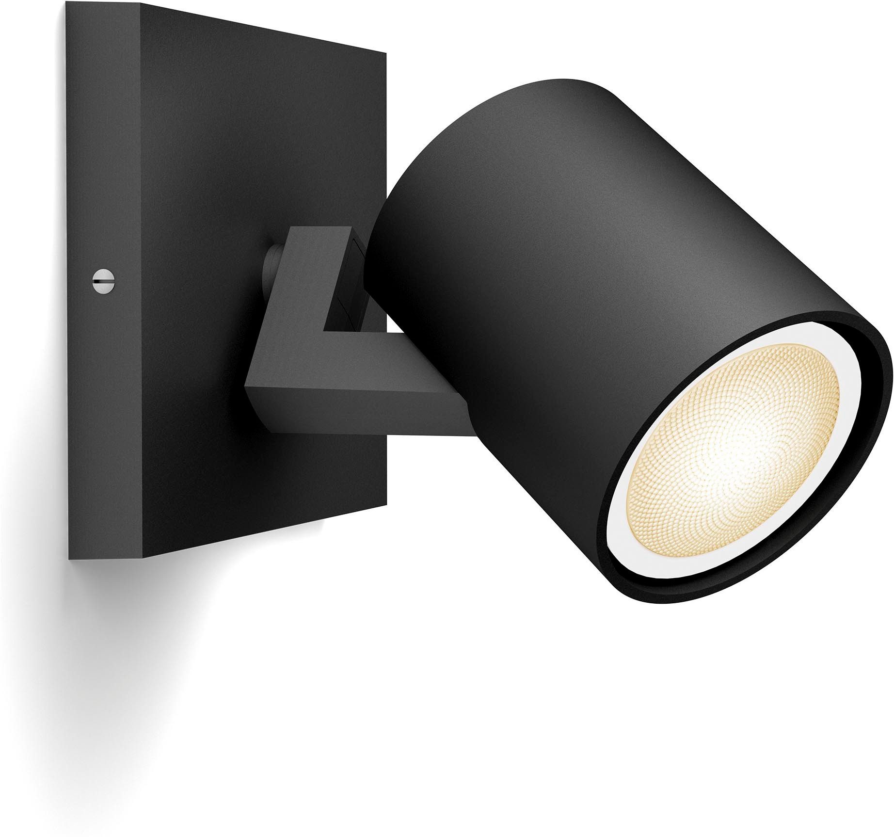 Philips Hue LED Deckenspot White Ambiance Runner 1er Aufbauspot, Abschaltautomatik, Bluetooth, CCT - über Fernbedienung, Dimmfunktion, Einschlafhilfe, Farbsteuerung, Farbwechsel, Memory, nach Trennung vom Netz, Nachtlichtfunktion, Smart Home, Timerfunktion, Weckerfunktion, dimmbar über Fernbedienung, mehrere Helligkeitsstufen, LED wechselbar, warmweiß - kaltweiß, Steuerbar per App und Stimme, Smart Home fähig, Weißtöne einstellbar