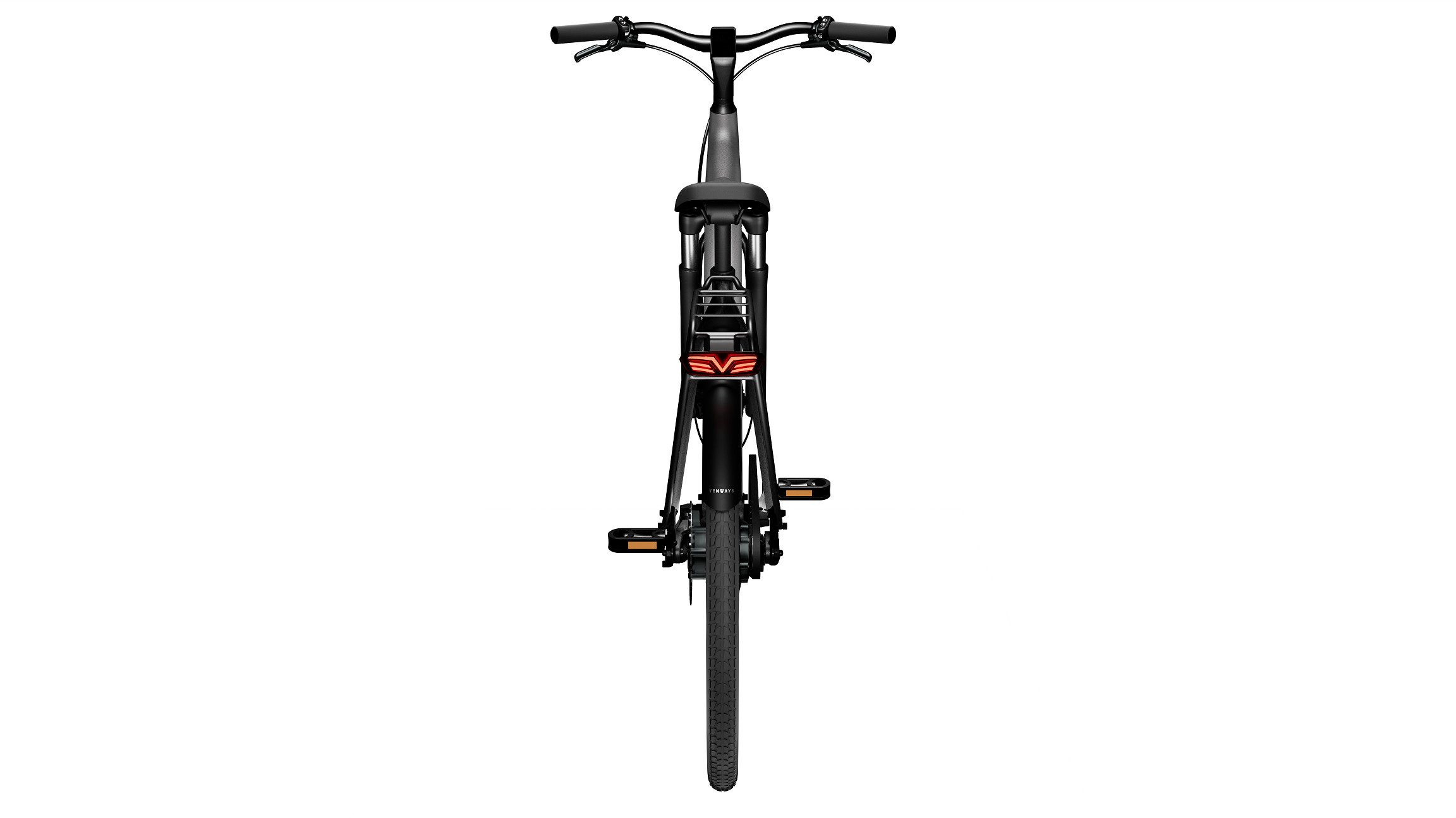 Tenways E-Bike Tenways CGO800S 460 Wh Damen grau 2026, 1 Gang, ohne Schaltung, Mivice M070, 460 Wh