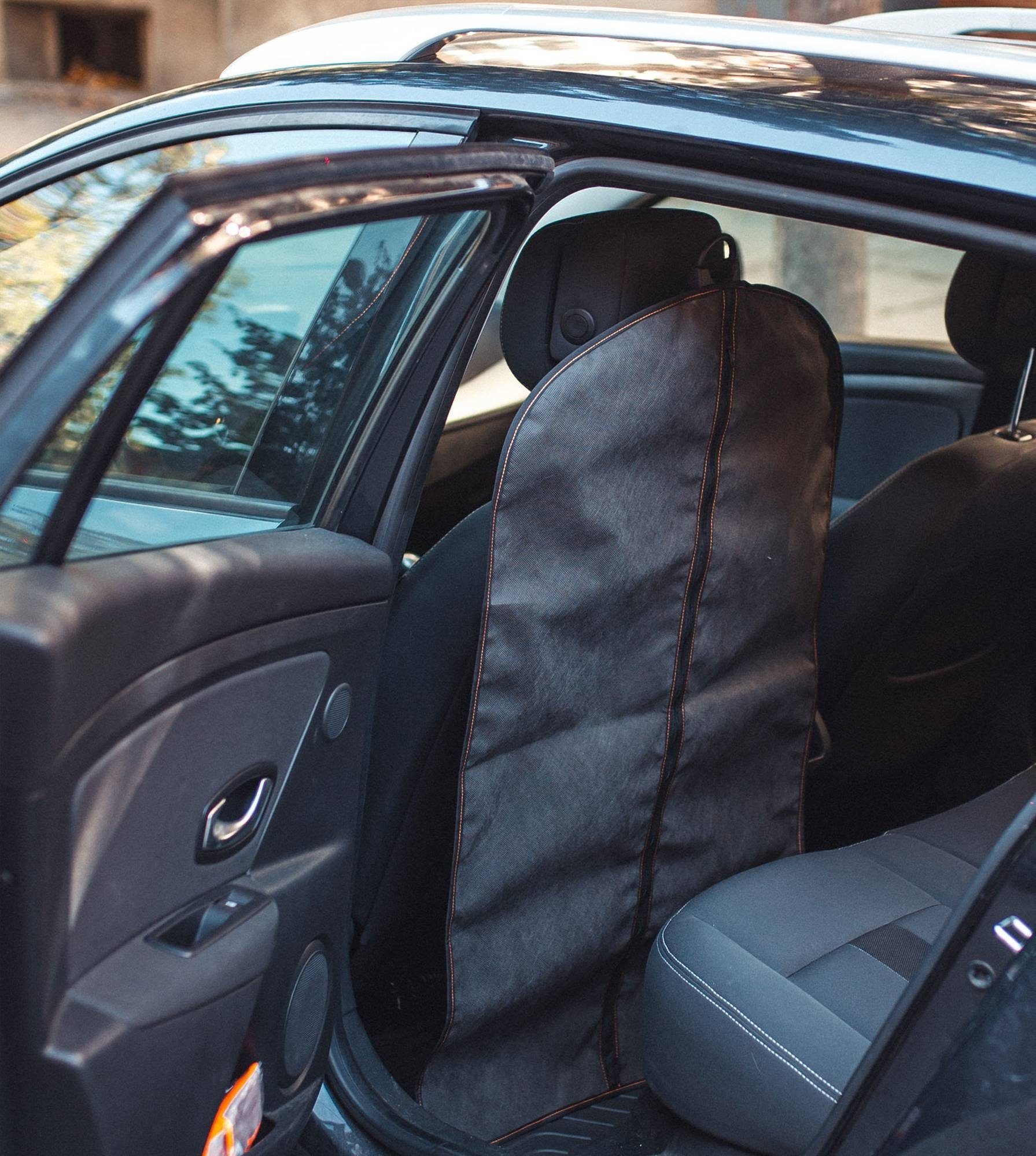 LANCO Automotive Autokleiderbügel Kleidersack exakt passend für LANCO Kleiderbügel für die Kopfstütze, (Kleidersack), Klick-System