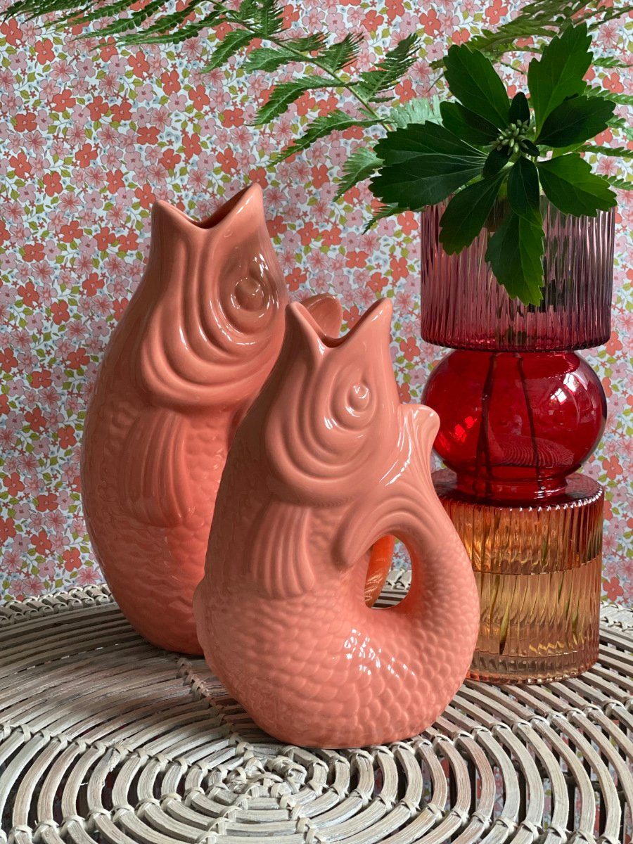 Giftcompany Dekovase Monsieur Carafon Vase / Karaffe Fisch XS salmon 0,2l ( günstig online kaufen