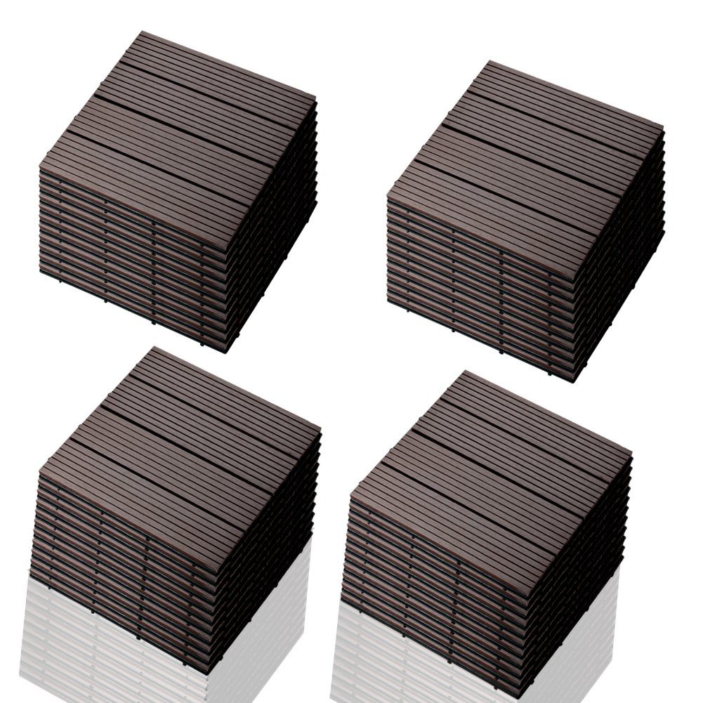 euroharry WPC-Fliesen 44-St. 4m² Terrassenplatten, 30x30 günstig online kaufen