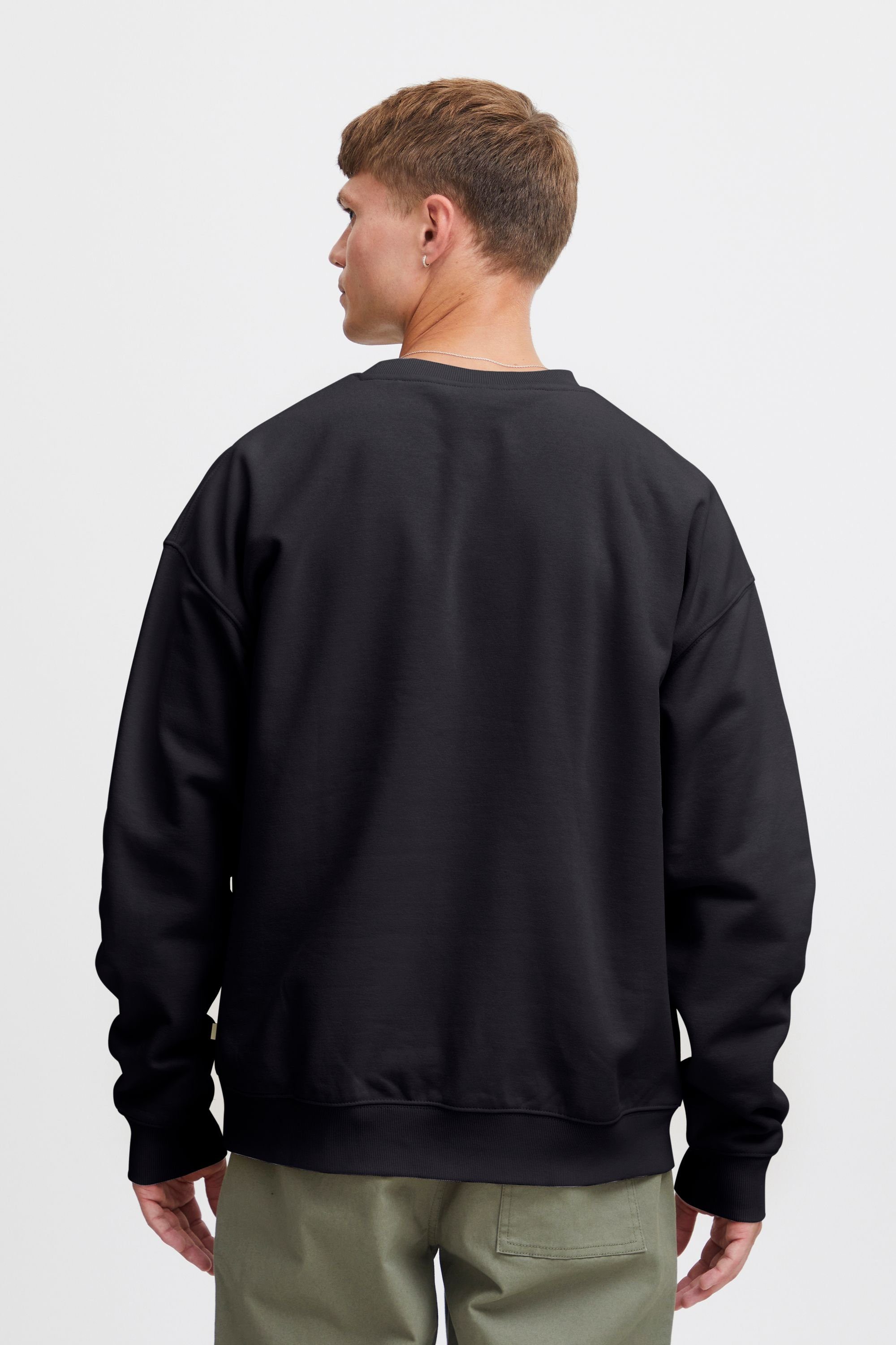 (194008) Sweatshirt True Black SDHamad !Solid