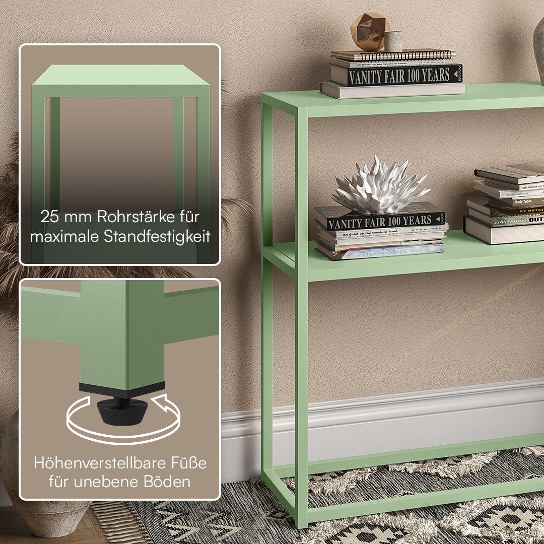 skølm Ablageregal Skadi, Metallregal, höhenverstellbare Füße, 80x28x80 cm ( günstig online kaufen