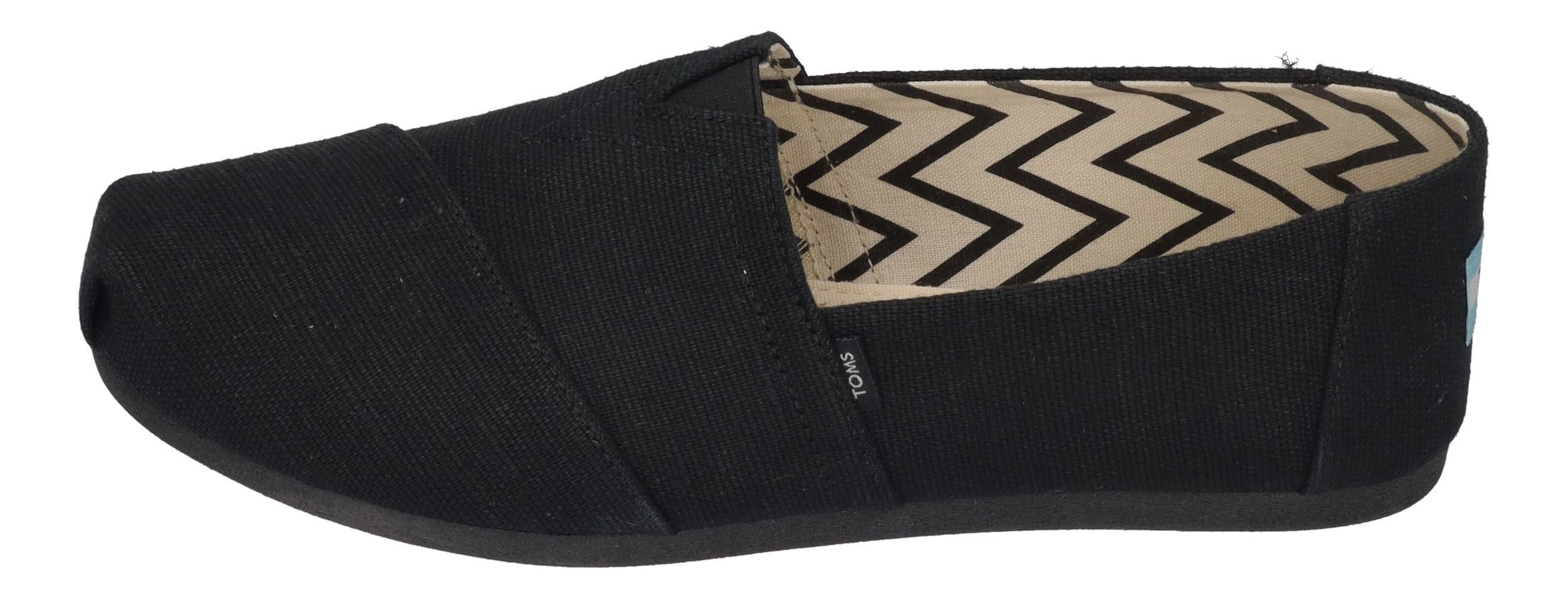 TOMS ALPARGATA WIDE Espadrille Black Black Wide Heritage