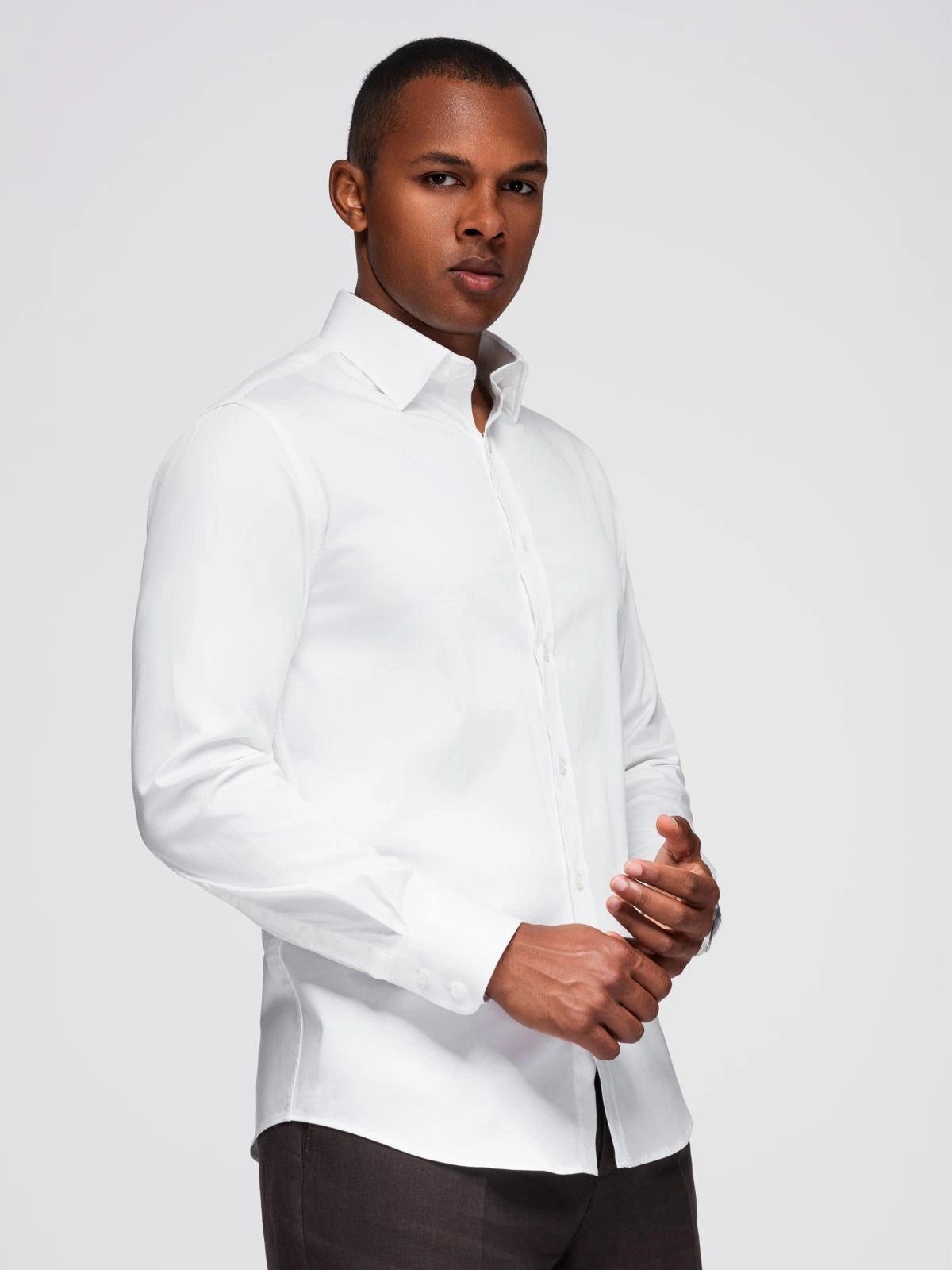 OMBRE Langarmhemd Klassisches Herrenhemd SLIM FIT günstig online kaufen