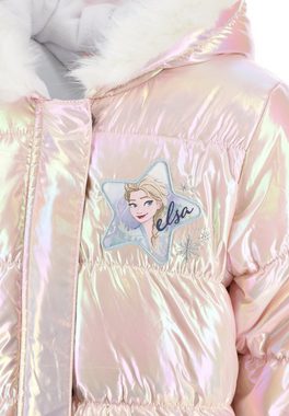 Disney Frozen Winterjacke Kinder Mädchen Winter-Jacke Pufferjacke Steppjacke mit Kapuze