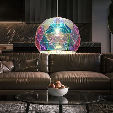 etc-shop LED Pendelleuchte, Leuchtmittel inklusive, Warmweiß, Hänge Pendel Lampe Ess Zimmer Flur Decken Leuchte multicolor im