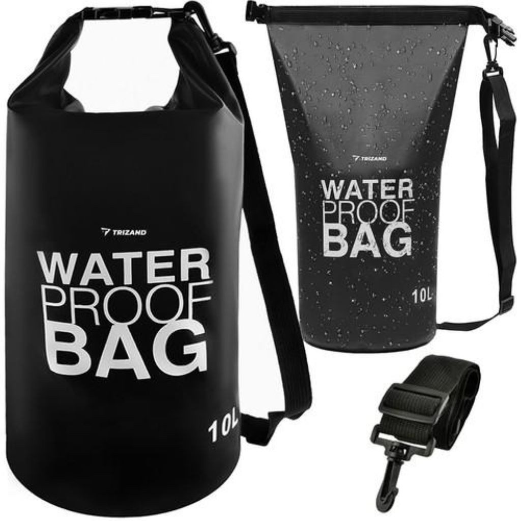 Rucksack Wasserdichte Tasche 10L schwarz