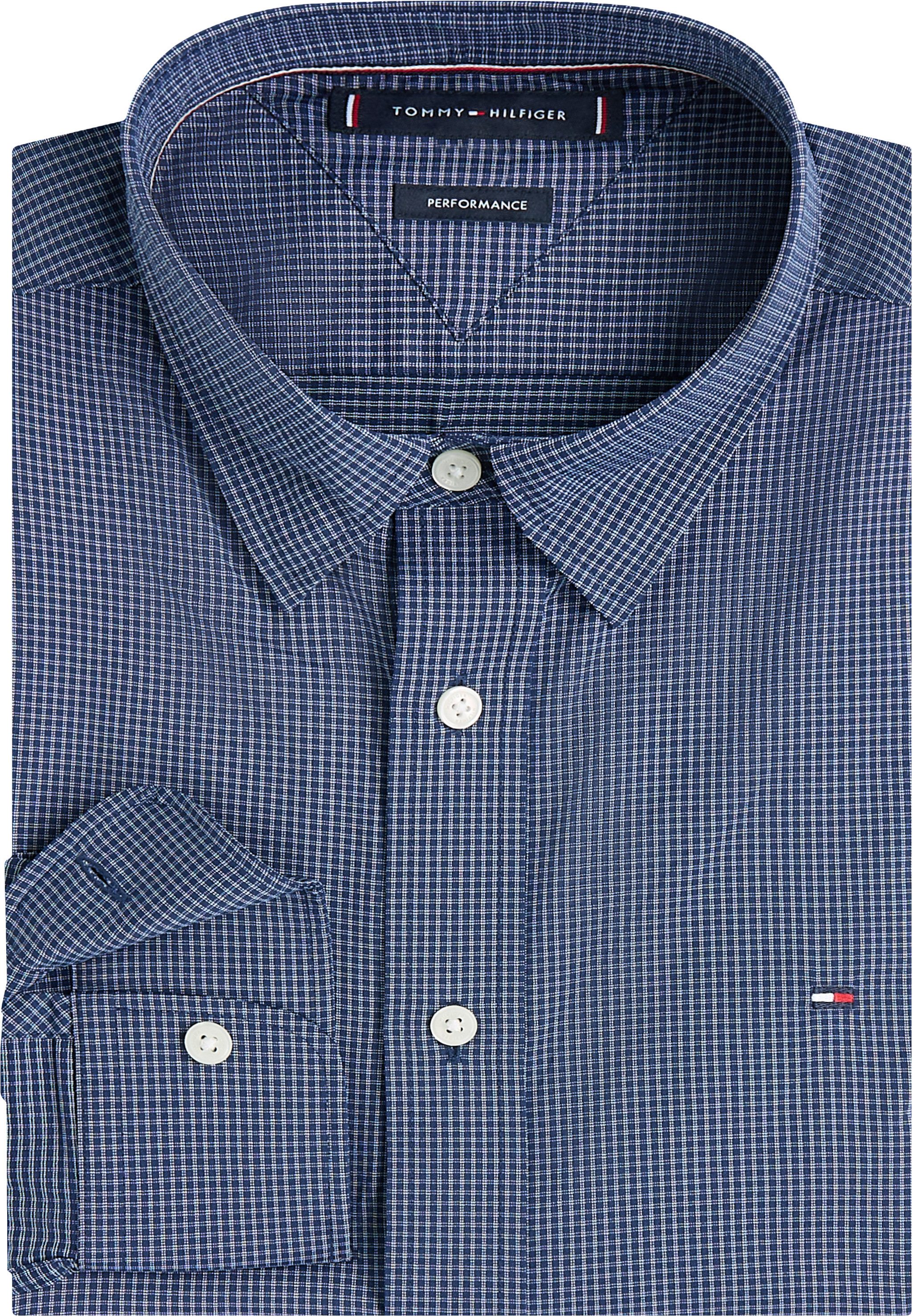 Tommy Hilfiger Langarmhemd PERFORMANCE CHECK Regular Fit SHIRT