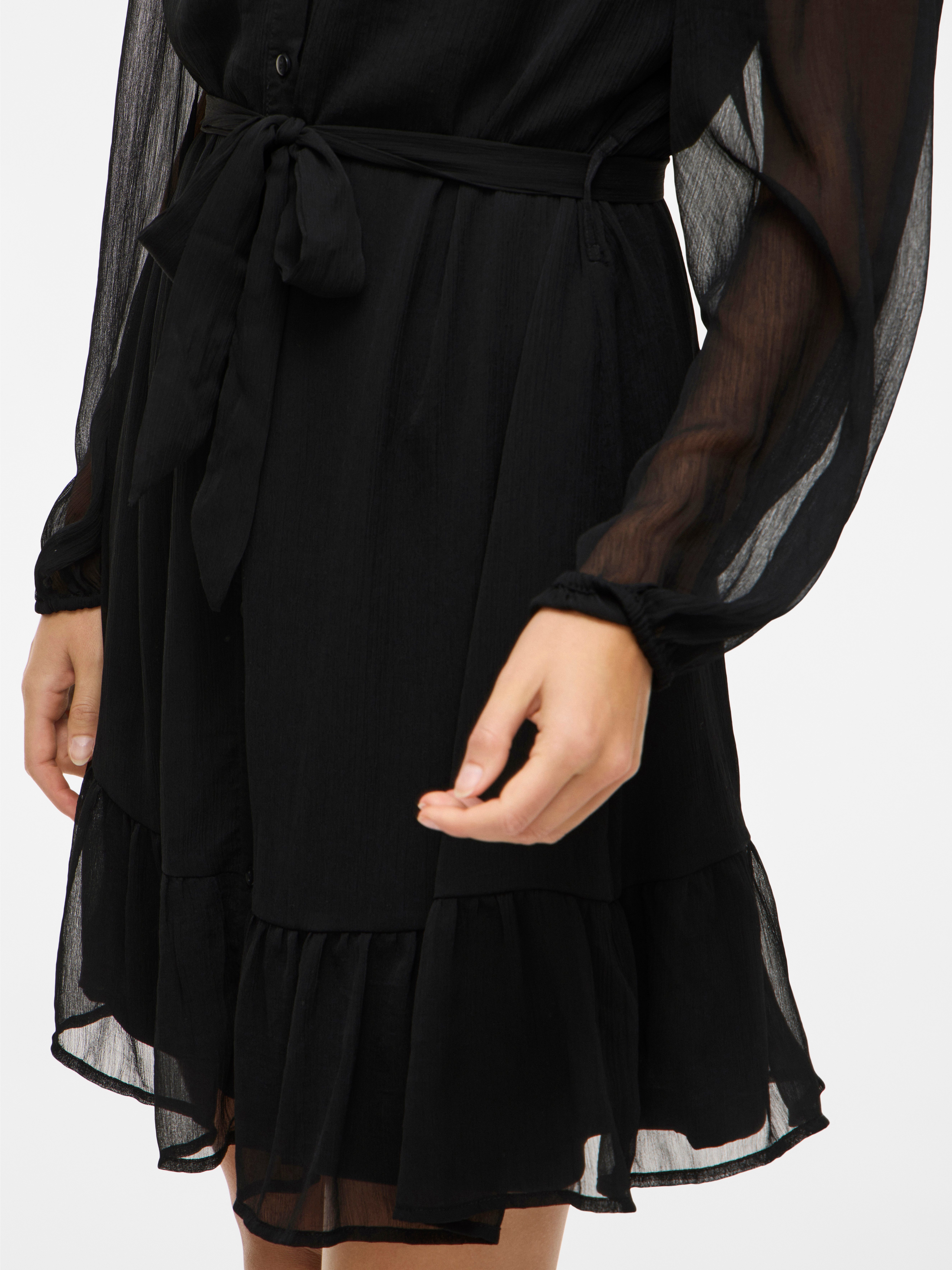 Vila Chiffonkleid VIFALIA L/S DRESS - günstig online kaufen