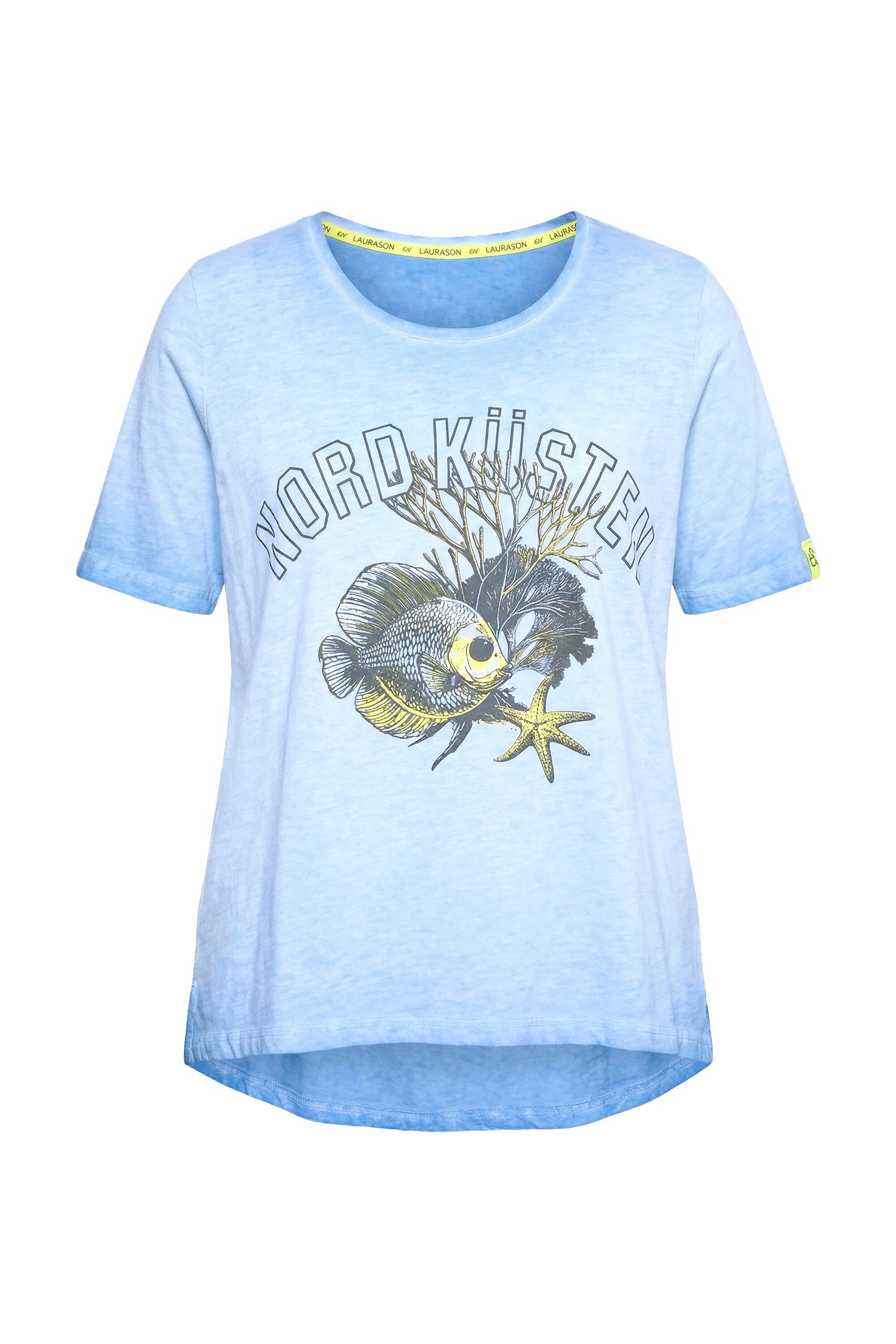 T-Shirt T-shirt Cool Dyed 1/2 Arm Druck