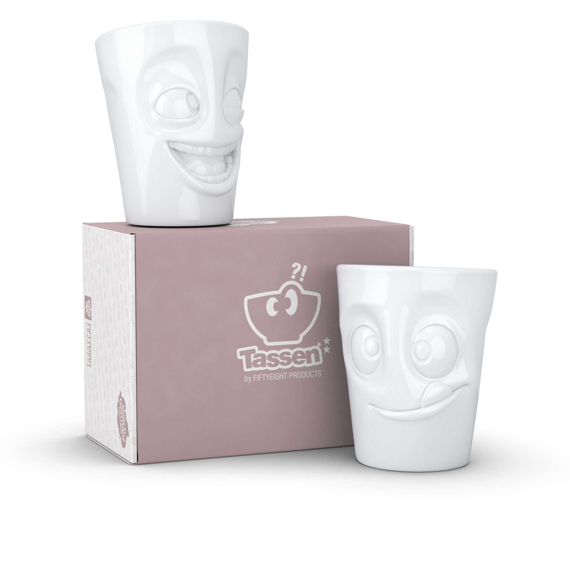FIFTYEIGHT PRODUCTS Becher FIFTYEIGHT Becher-Set, Hartporzellan in bruchsicherer Hotelqualität