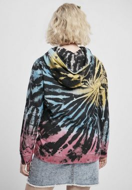 URBAN CLASSICS Kapuzenpullover Damen Ladies Tie Dye Hoody (1-tlg)