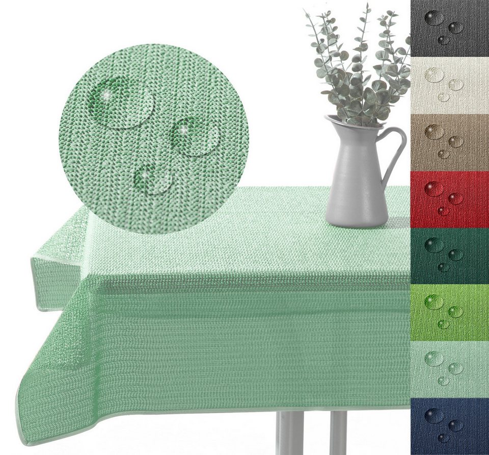 heimtexland Gartentischdecke Outdoor, mint/blau, Gr. rechteckig