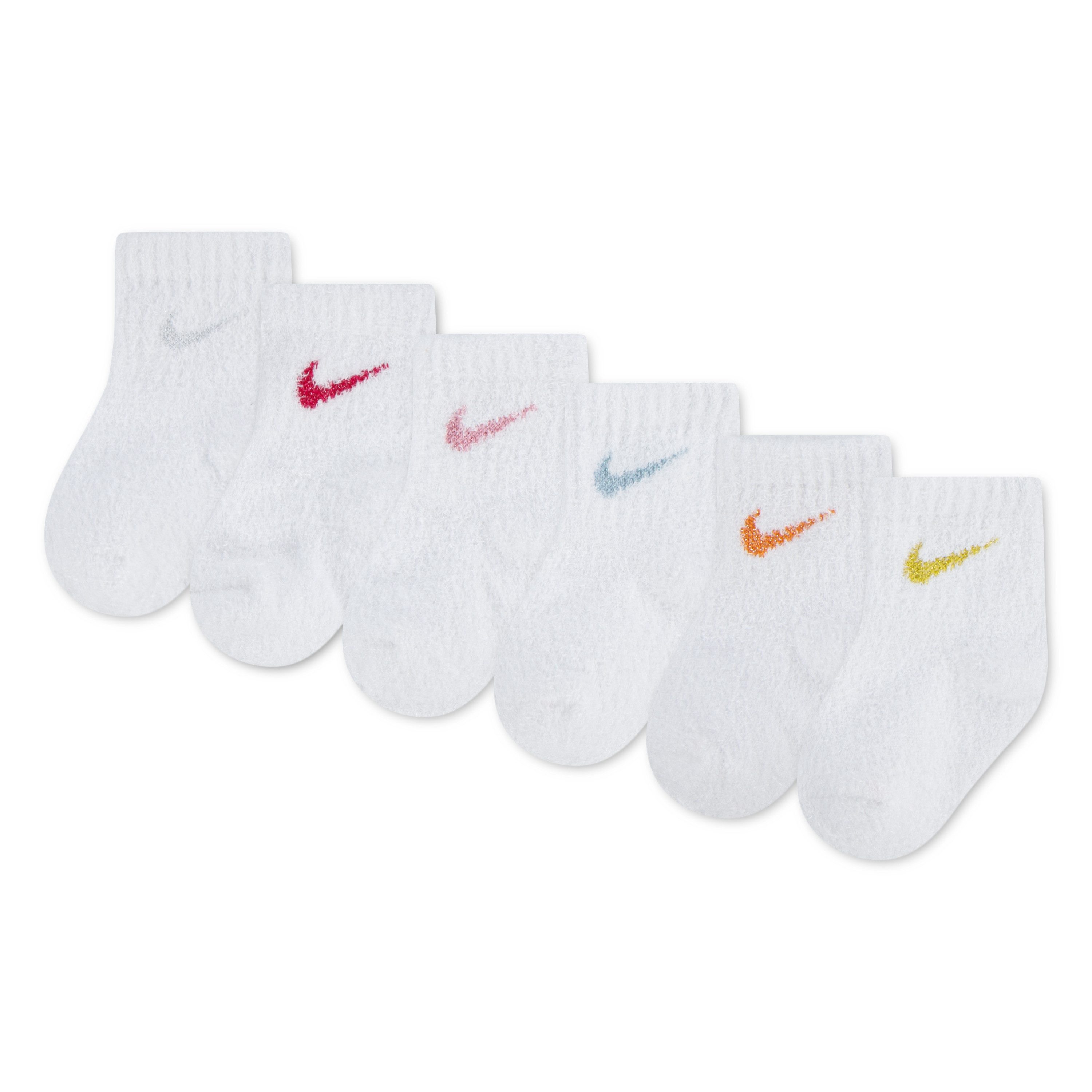 Nike Sportswear Socken NHN 6PK INF FEATHER SOCK GIFT (6-Paar) 6er-Pack, aus Polyester und Elasthan